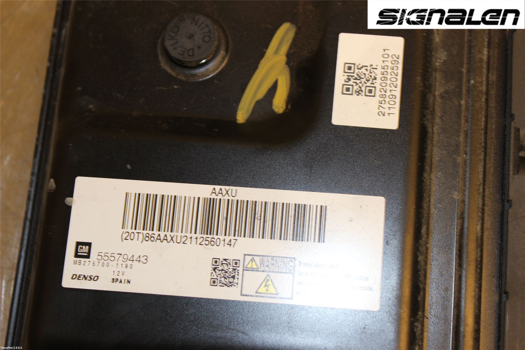 Opel ASTRA J 10-15 Styreenhet Innsprøytning