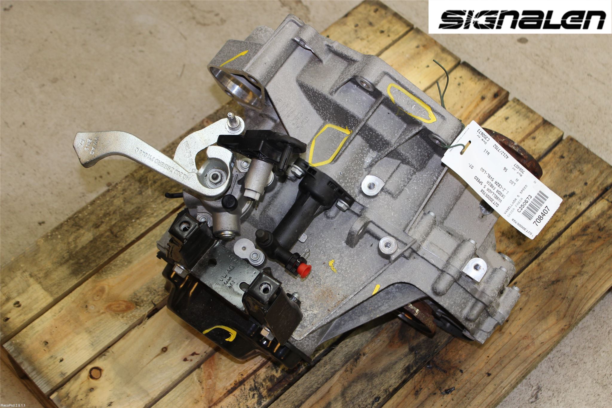Skoda FABIA 07-14 Gearkasse 5 Trinn