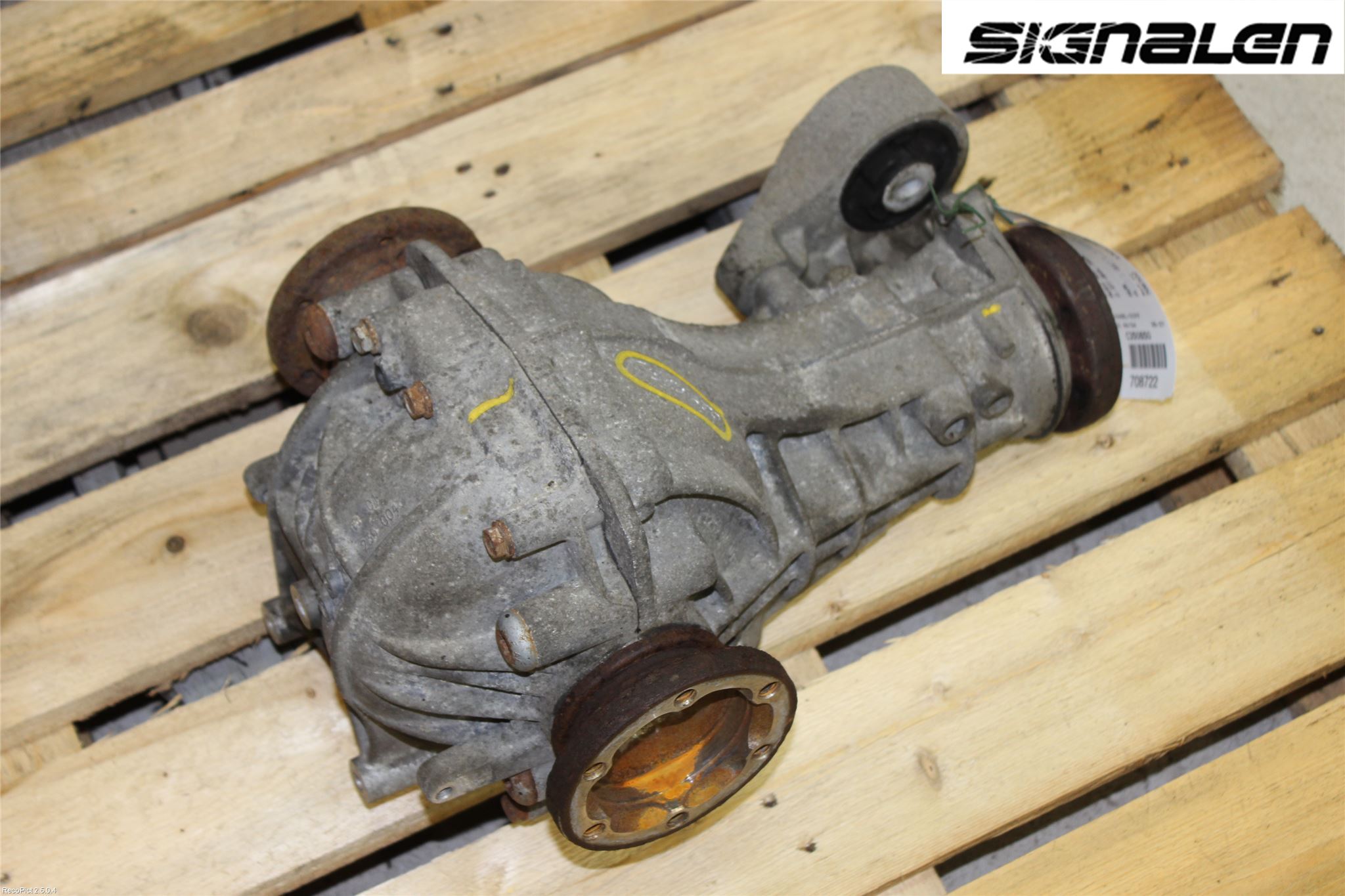 Audi A4/S4 05-07 Bakaksel Kardang Bak -Diff