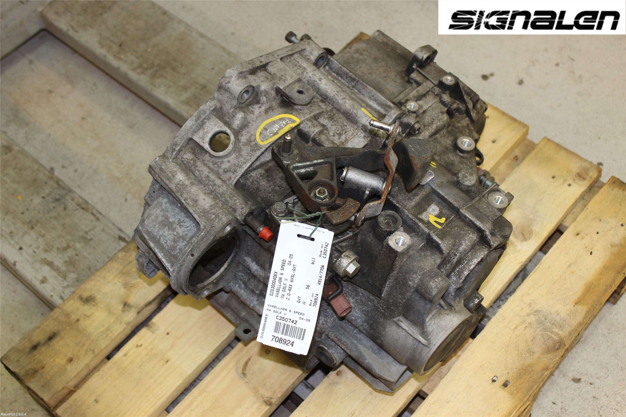Volkswagen VW GOLF V 04-09 Gearkasse 6 Trinn