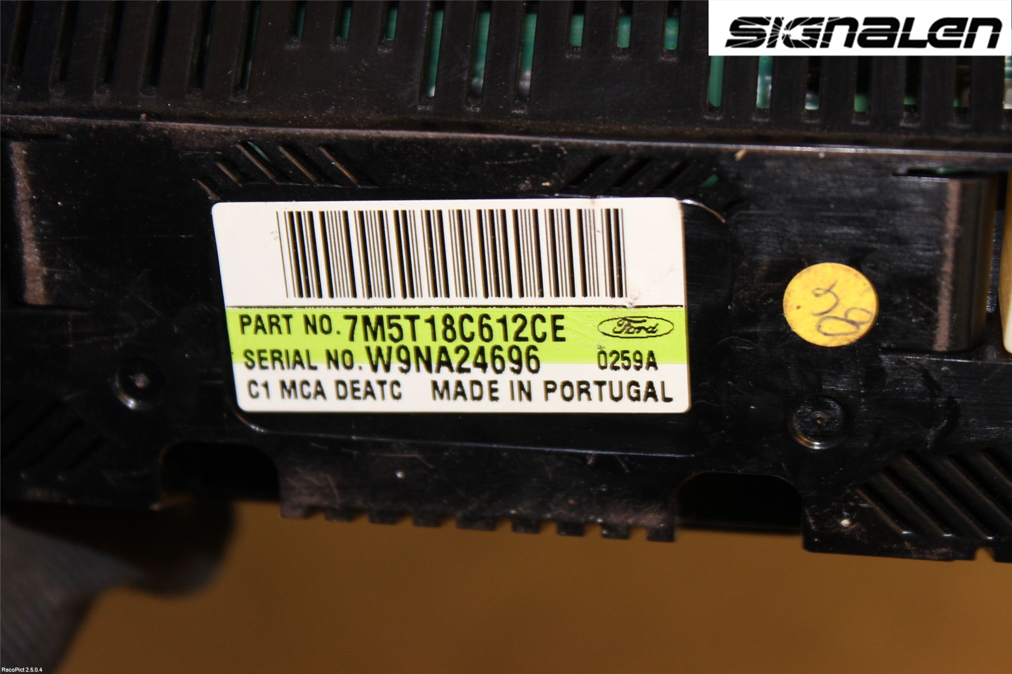 Ford FOCUS 08-11 Varme Ac Betjening-Display