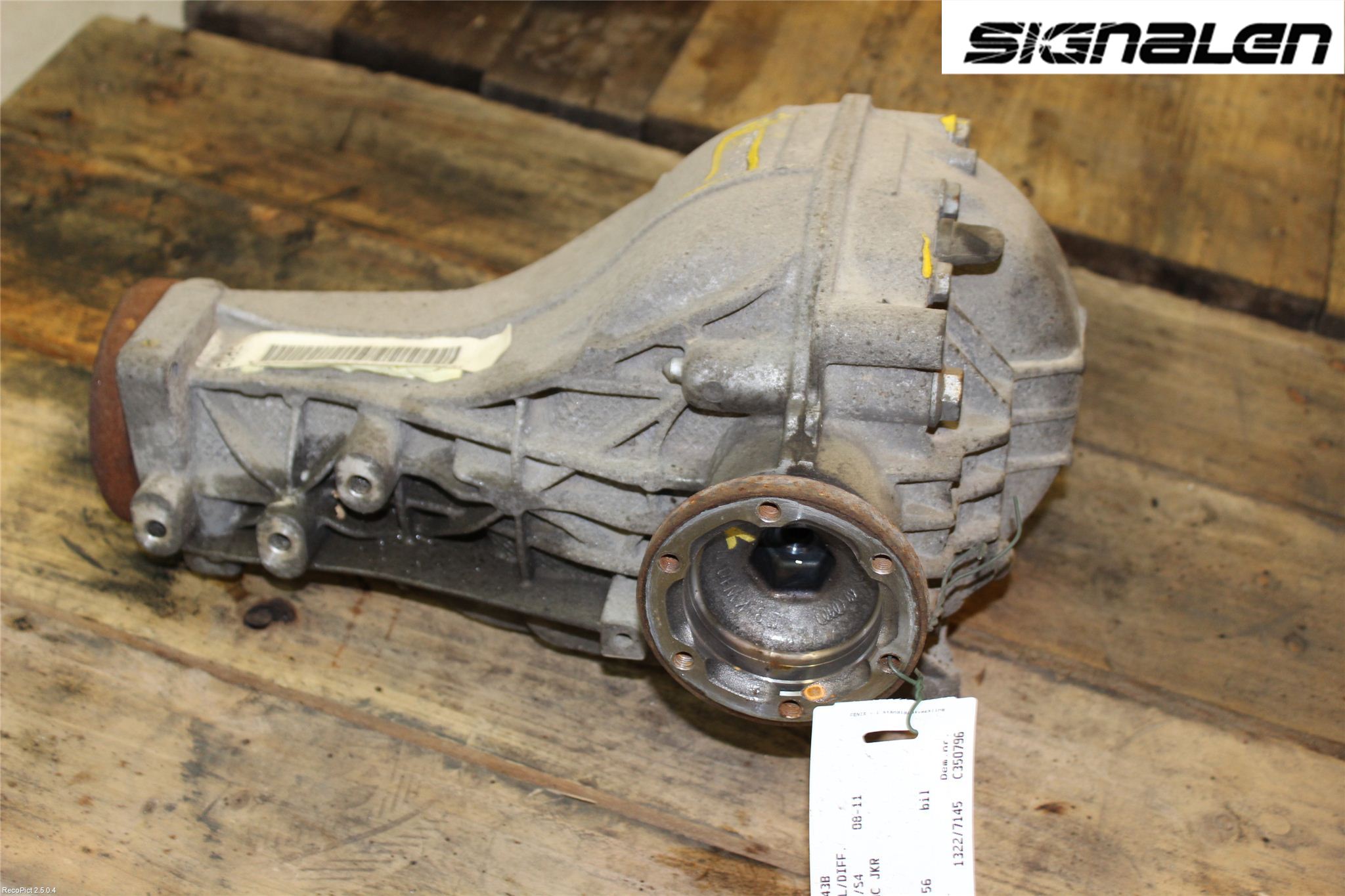 Audi A4/S4 08-11 Bakaksel Kardang Bak -Diff
