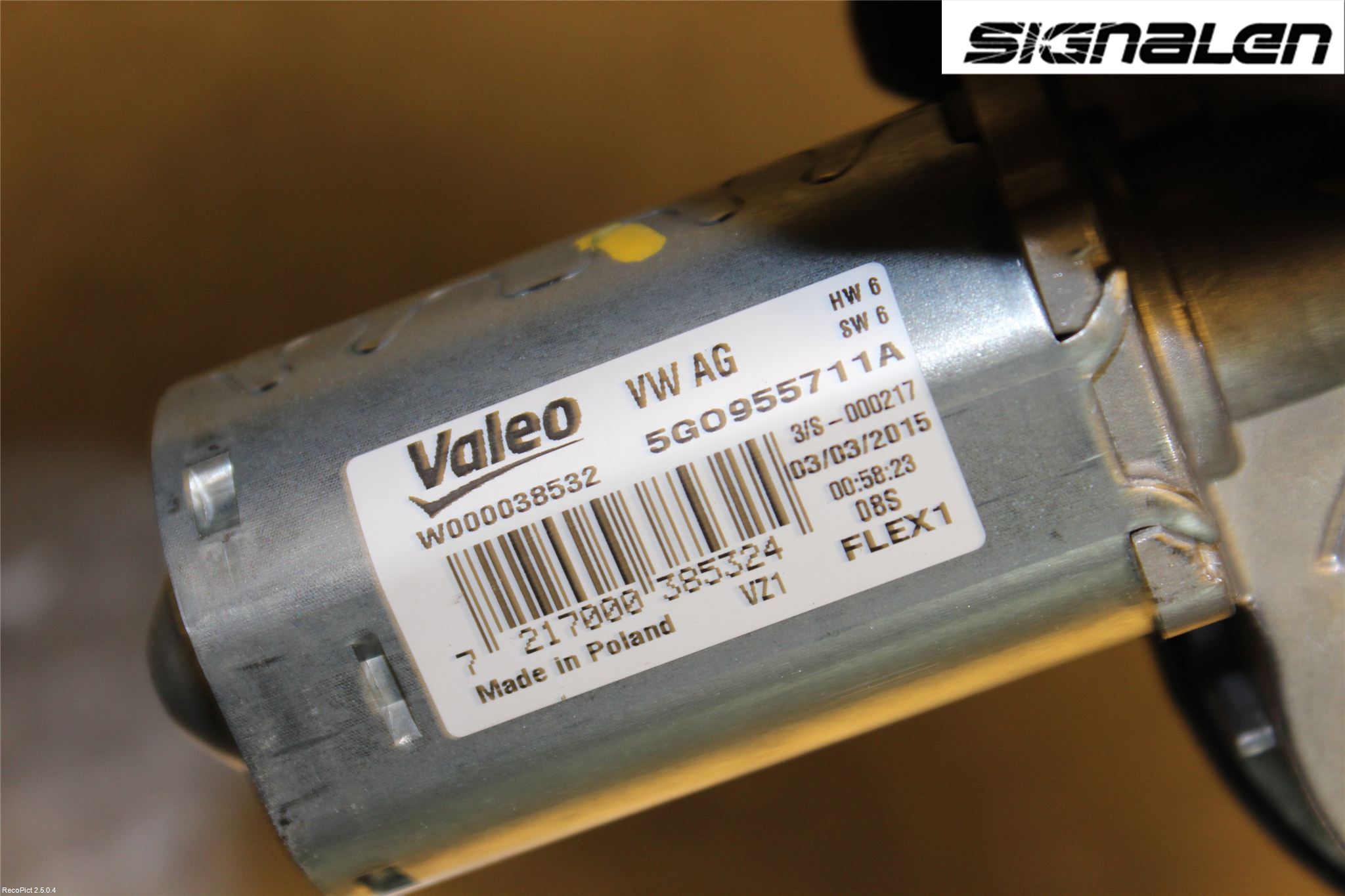 Volkswagen VW GOLF / E-GOLF VII 13-20 Viskermotor Bakluke