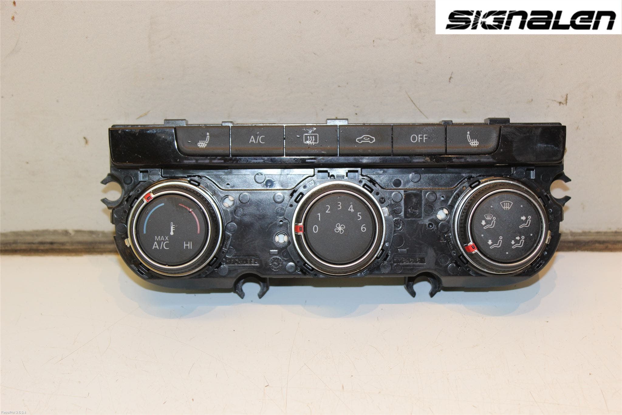 Volkswagen VW GOLF / E-GOLF VII 13-20 Varme Ac Betjening-Display