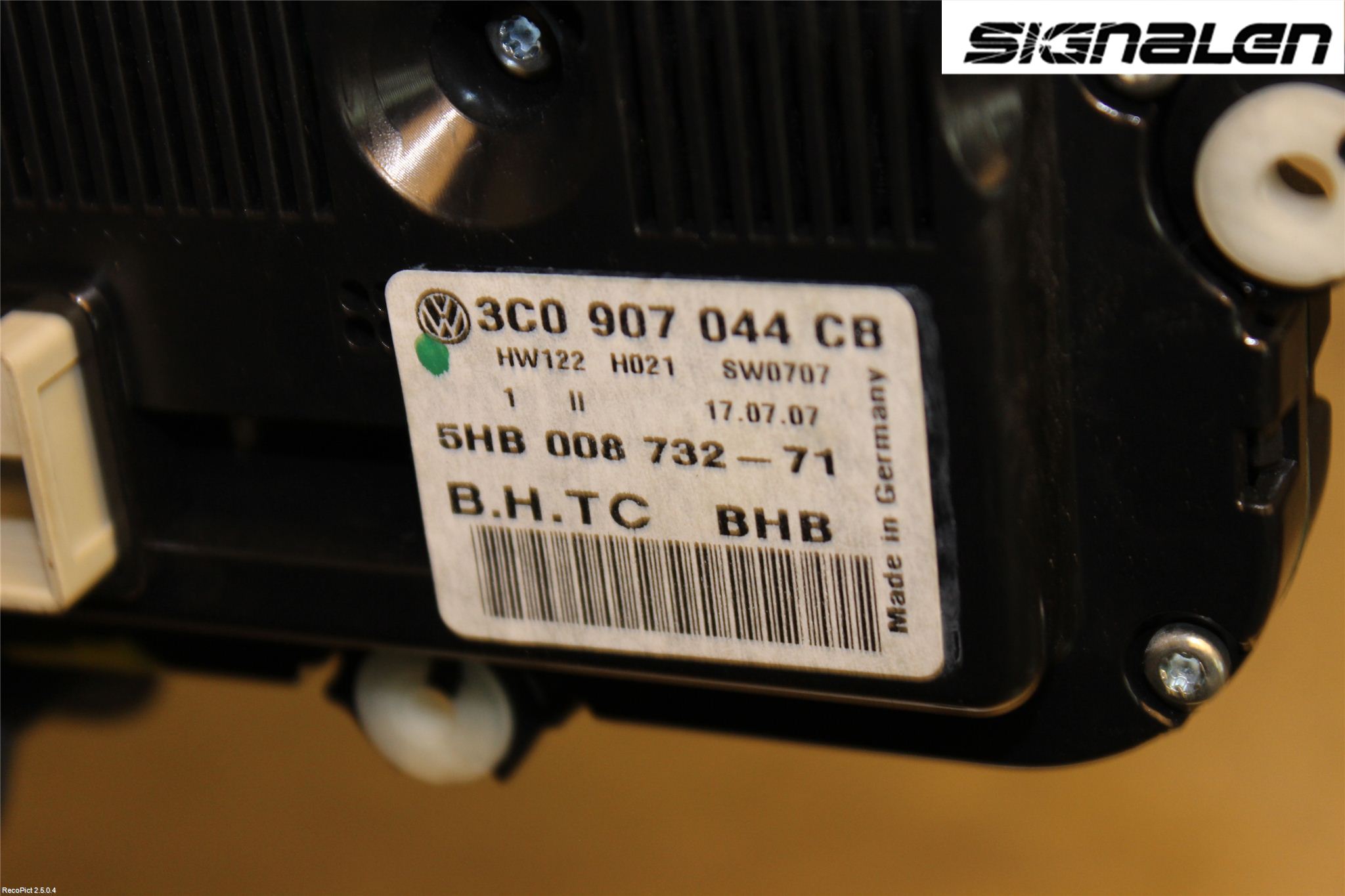 Volkswagen VW PASSAT 05-11 Varme Ac Betjening-Display