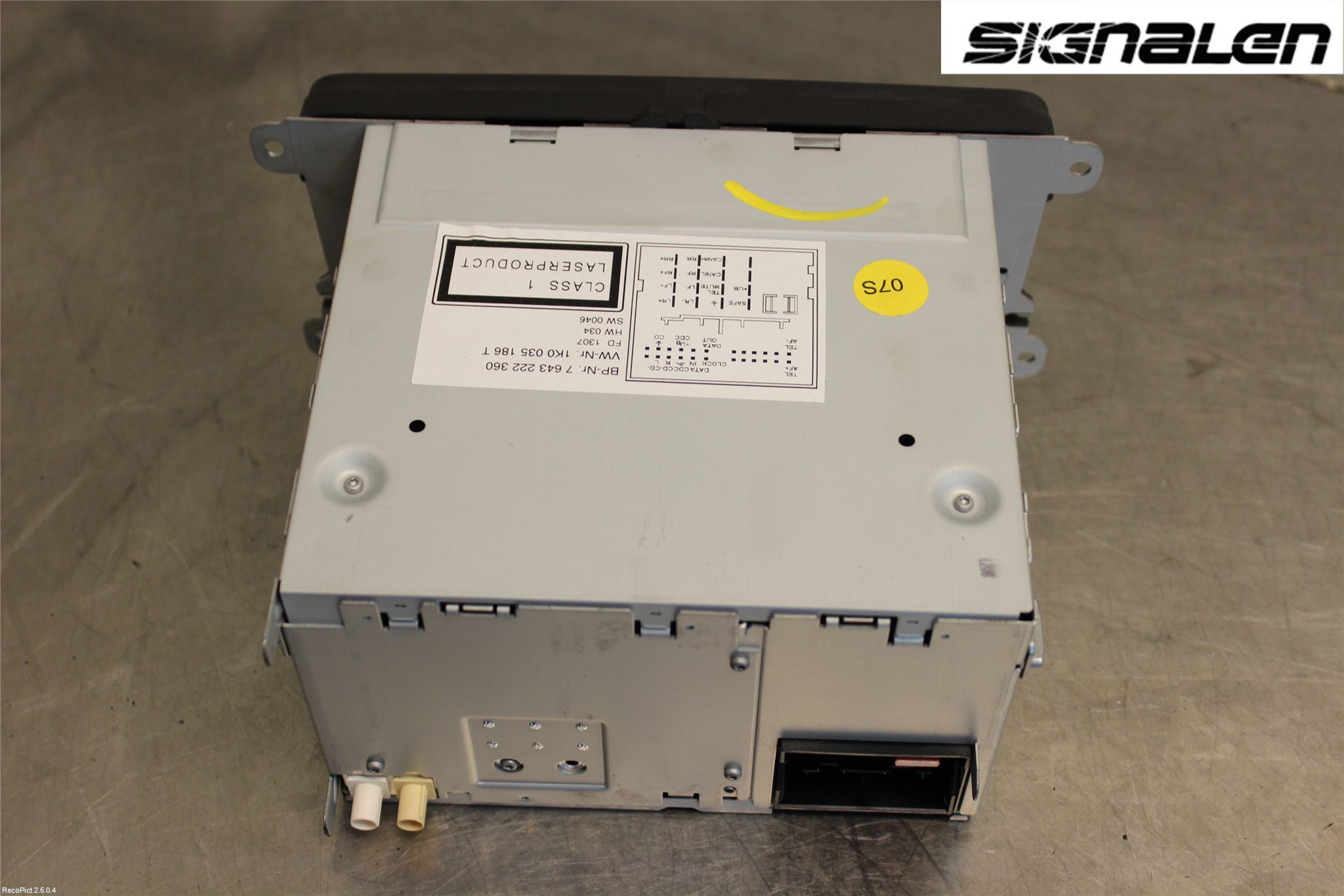 Volkswagen VW GOLF V 04-09 Stereo Radio
