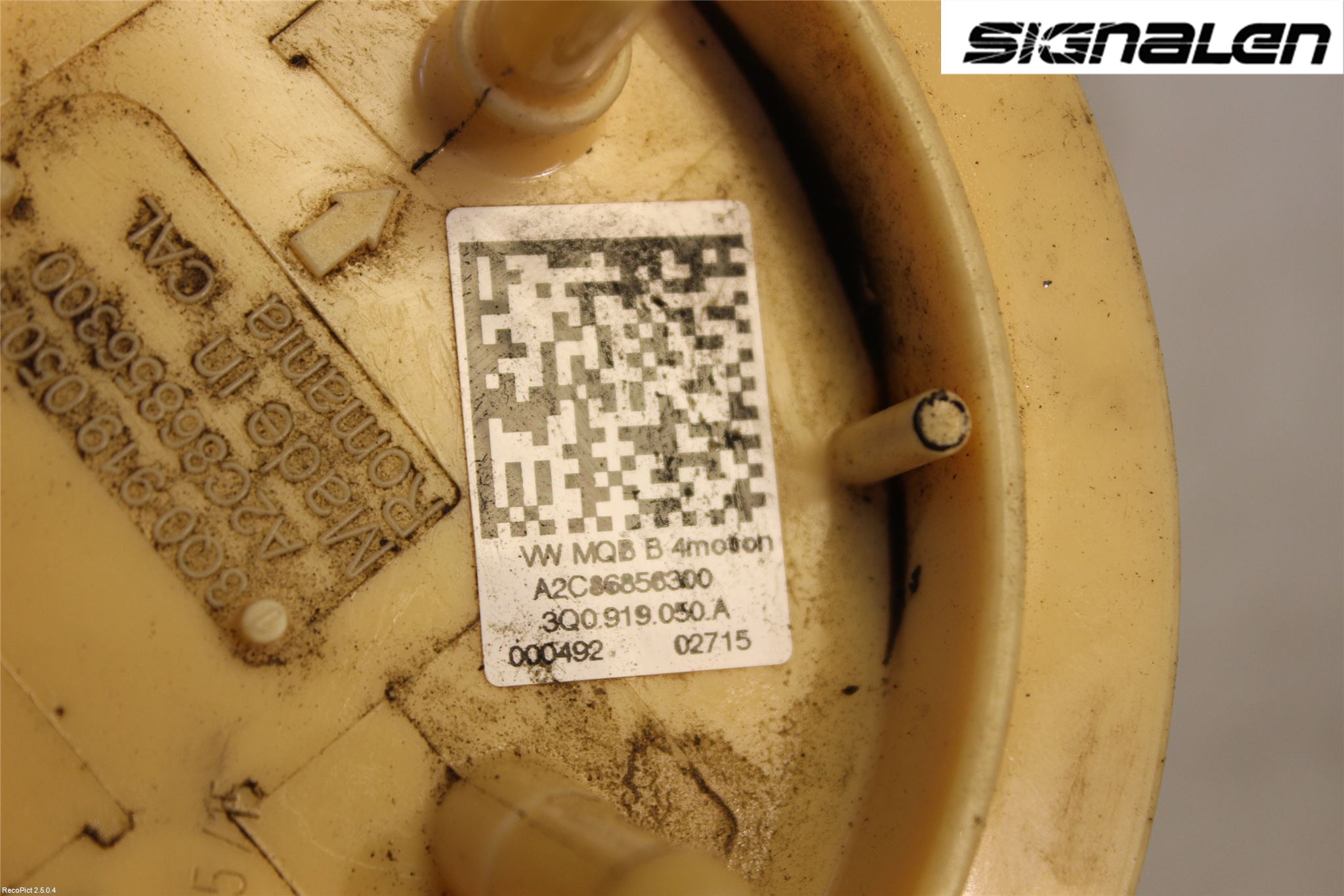 Volkswagen VW PASSAT 15-19 Drivstoffpumpe Fødepumpe El