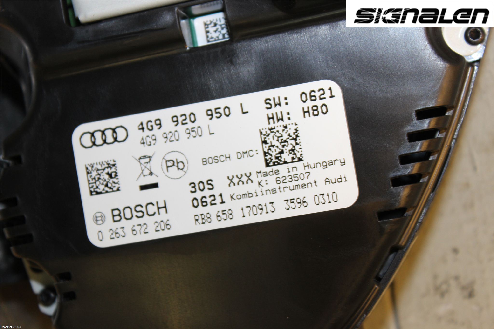 Audi A6 ALLROAD 12-18 Instr Kombinert