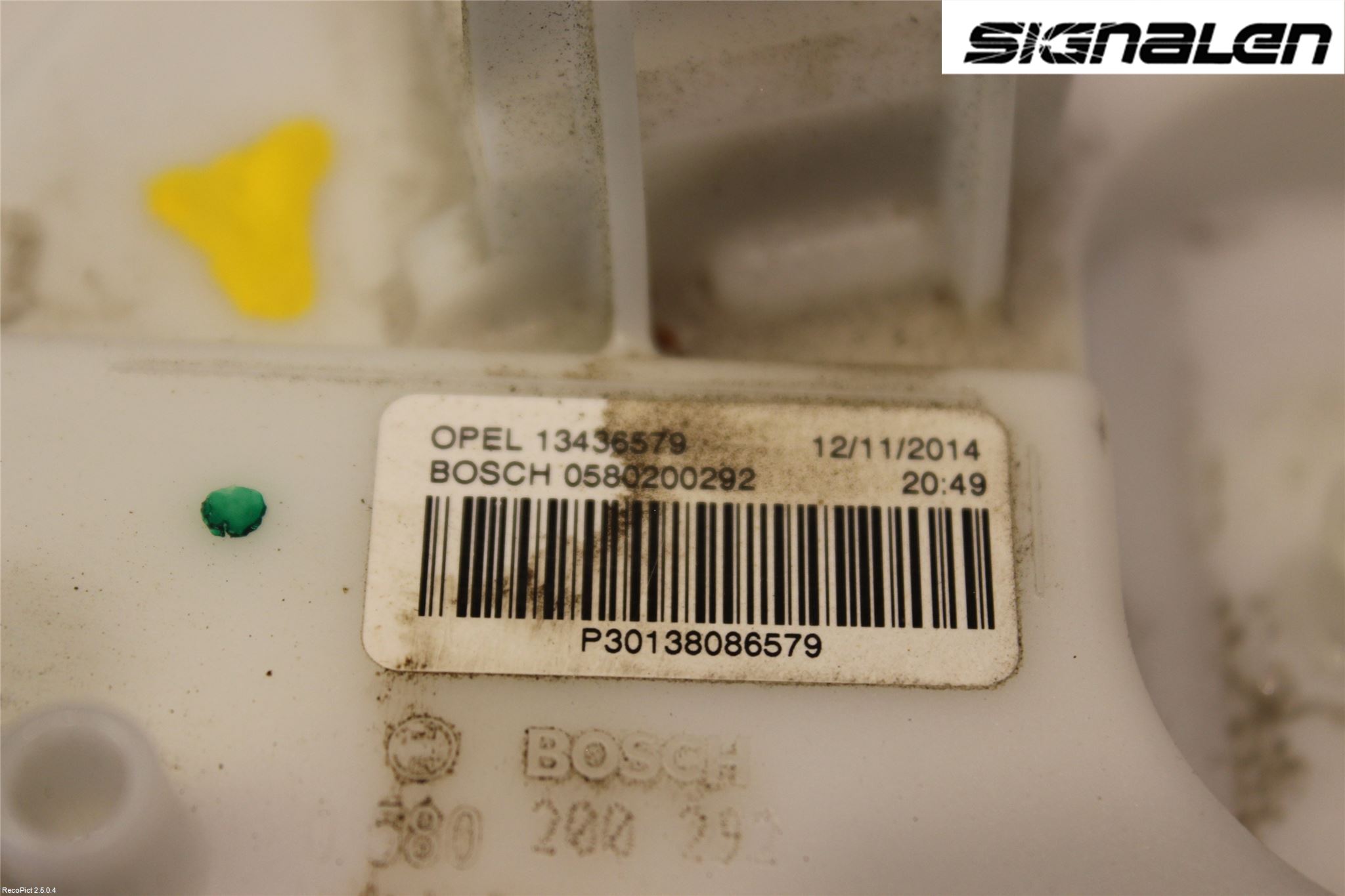 Opel CORSA E 15-19 Drivstoffpumpe Fødepumpe El