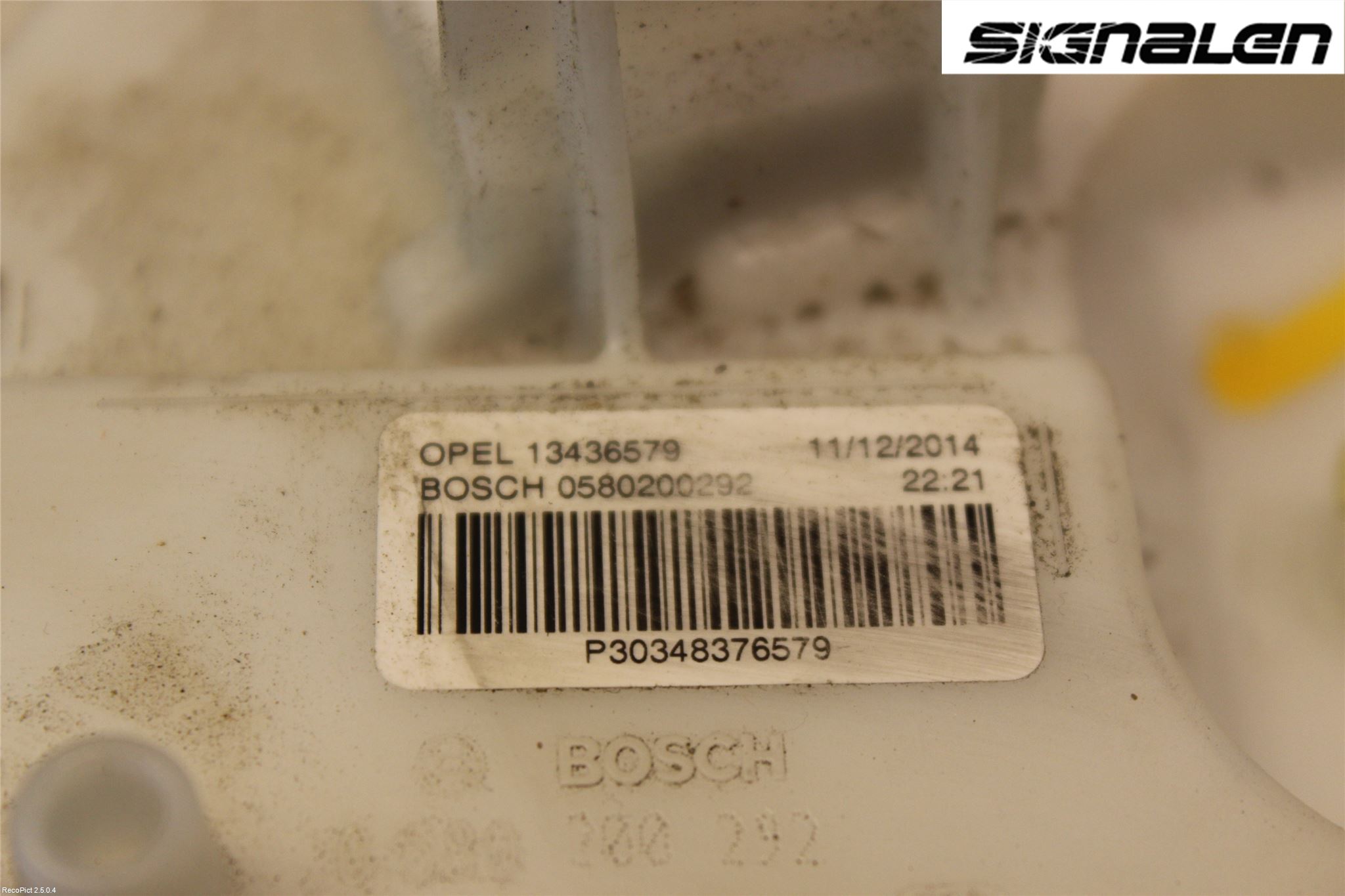 Opel CORSA E 15-19 Drivstoffpumpe Fødepumpe El