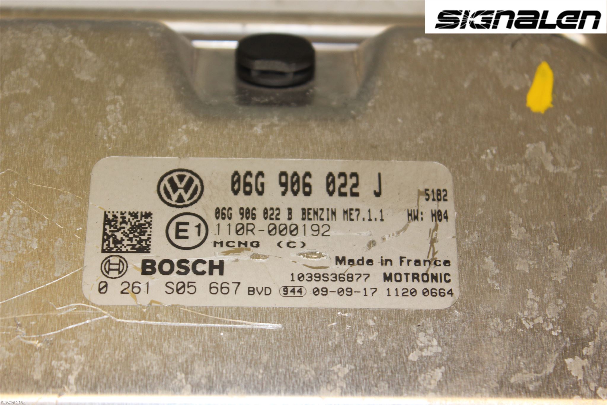 Volkswagen VW CADDY      04-10 Styreenhet Innsprøytning
