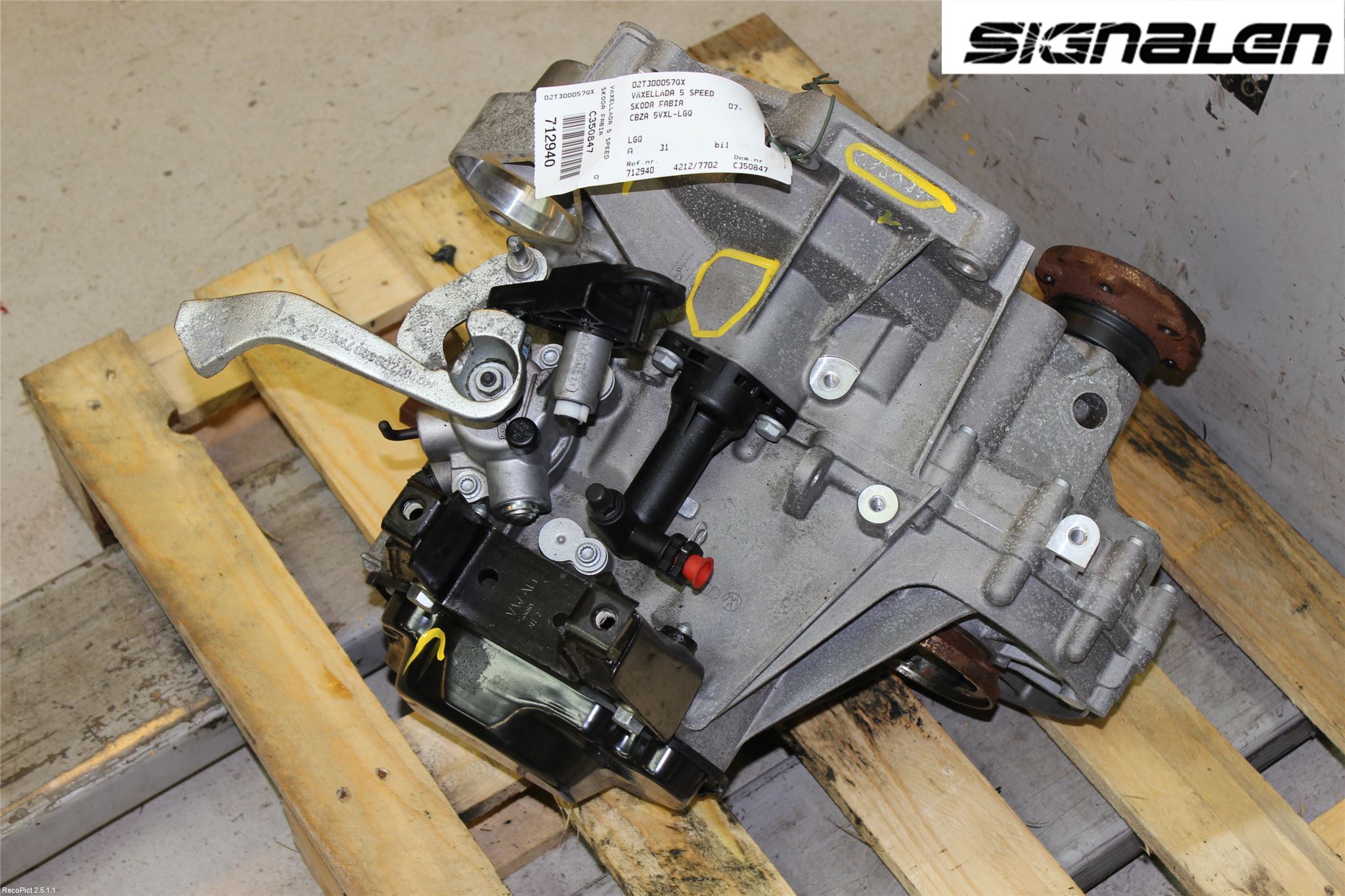 Skoda FABIA 07-14 Gearkasse 5 Trinn