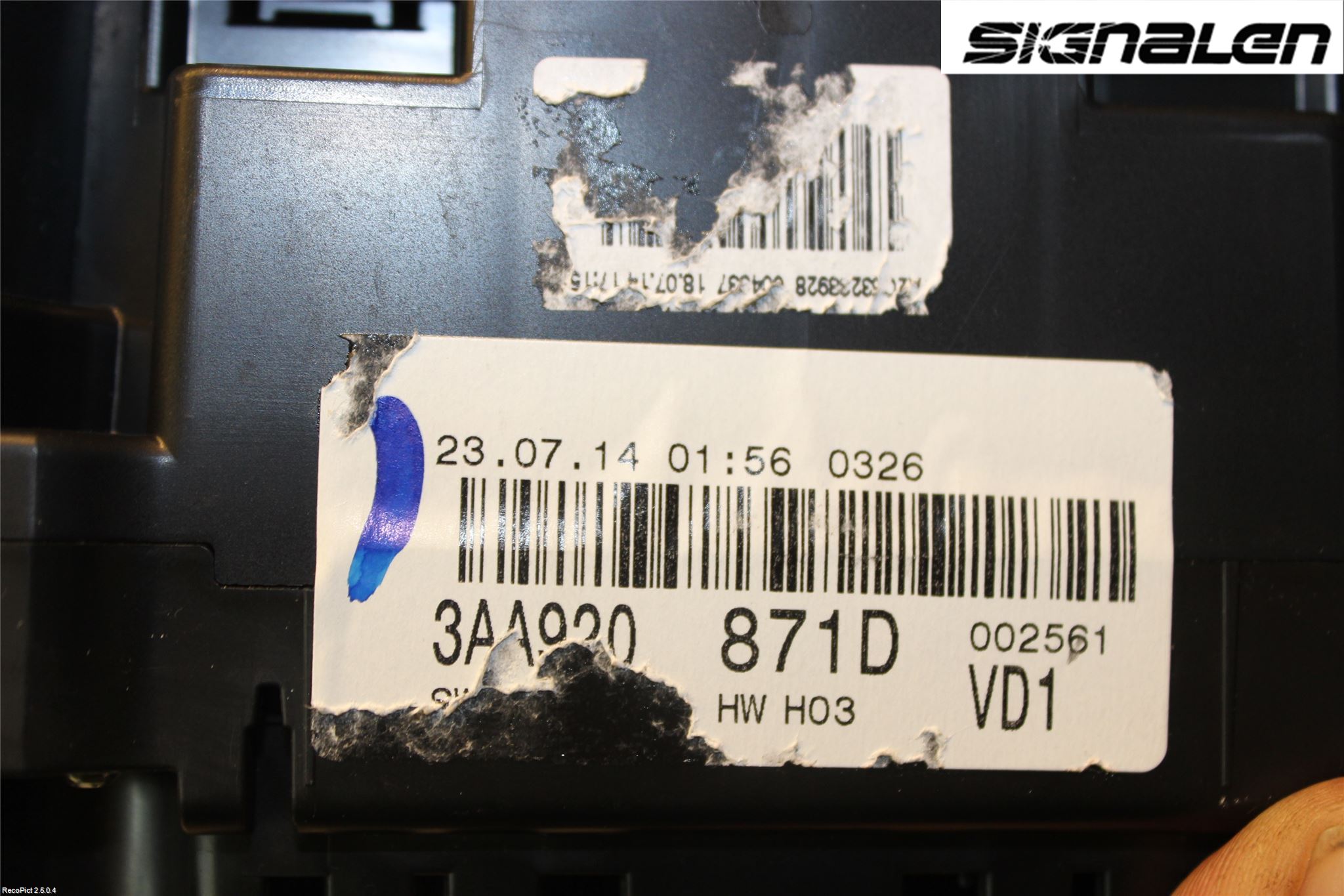 Volkswagen VW PASSAT 11-14 Instr Kombinert
