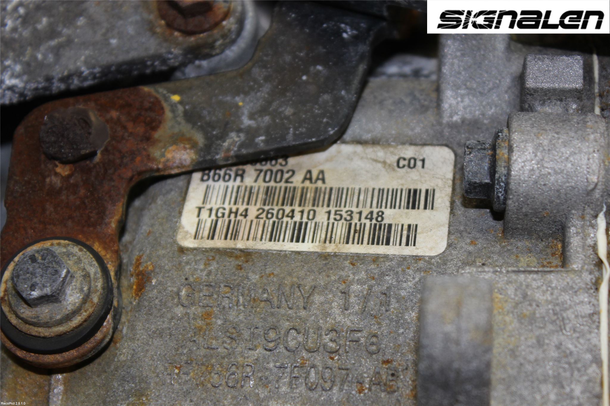 Volvo S40 08-12 Gearkasse 6 Trinn