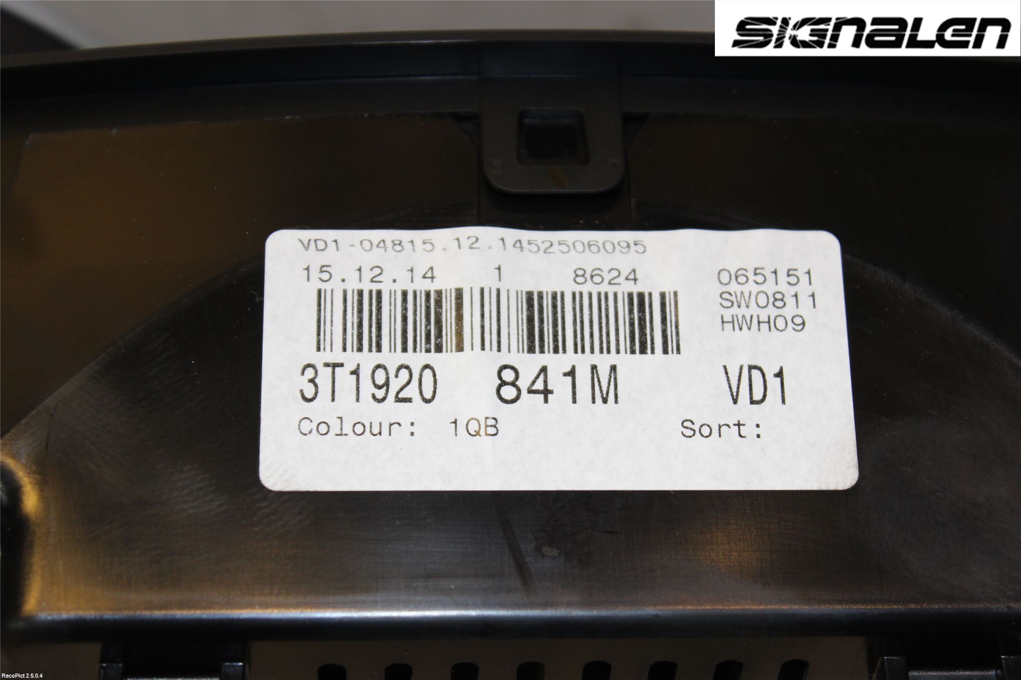 Skoda SUPERB 09-15 Instr Kombinert