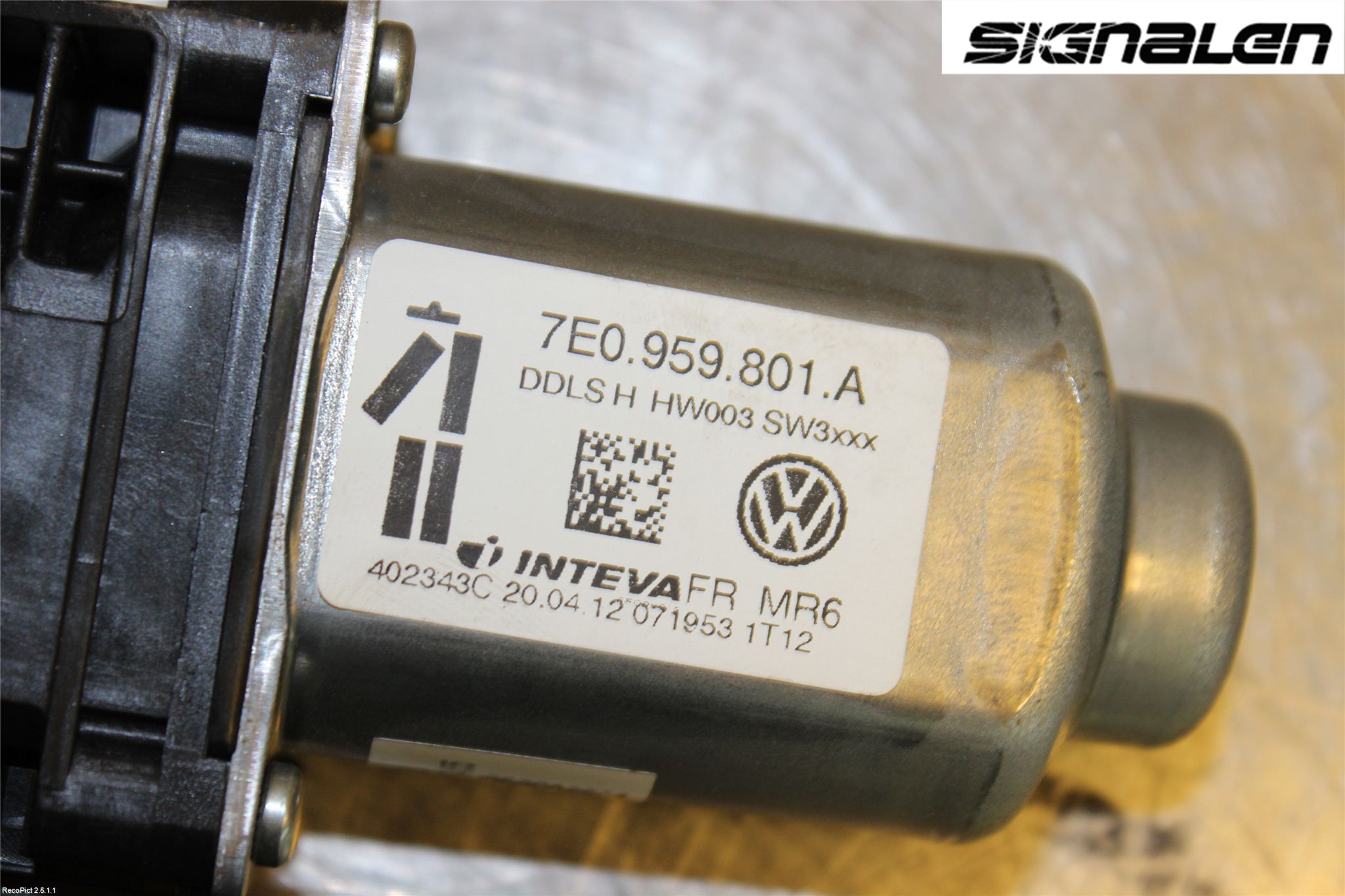 Volkswagen VW TRANSP/CARAVELLE (T5) 04-15 Vindusheismotor