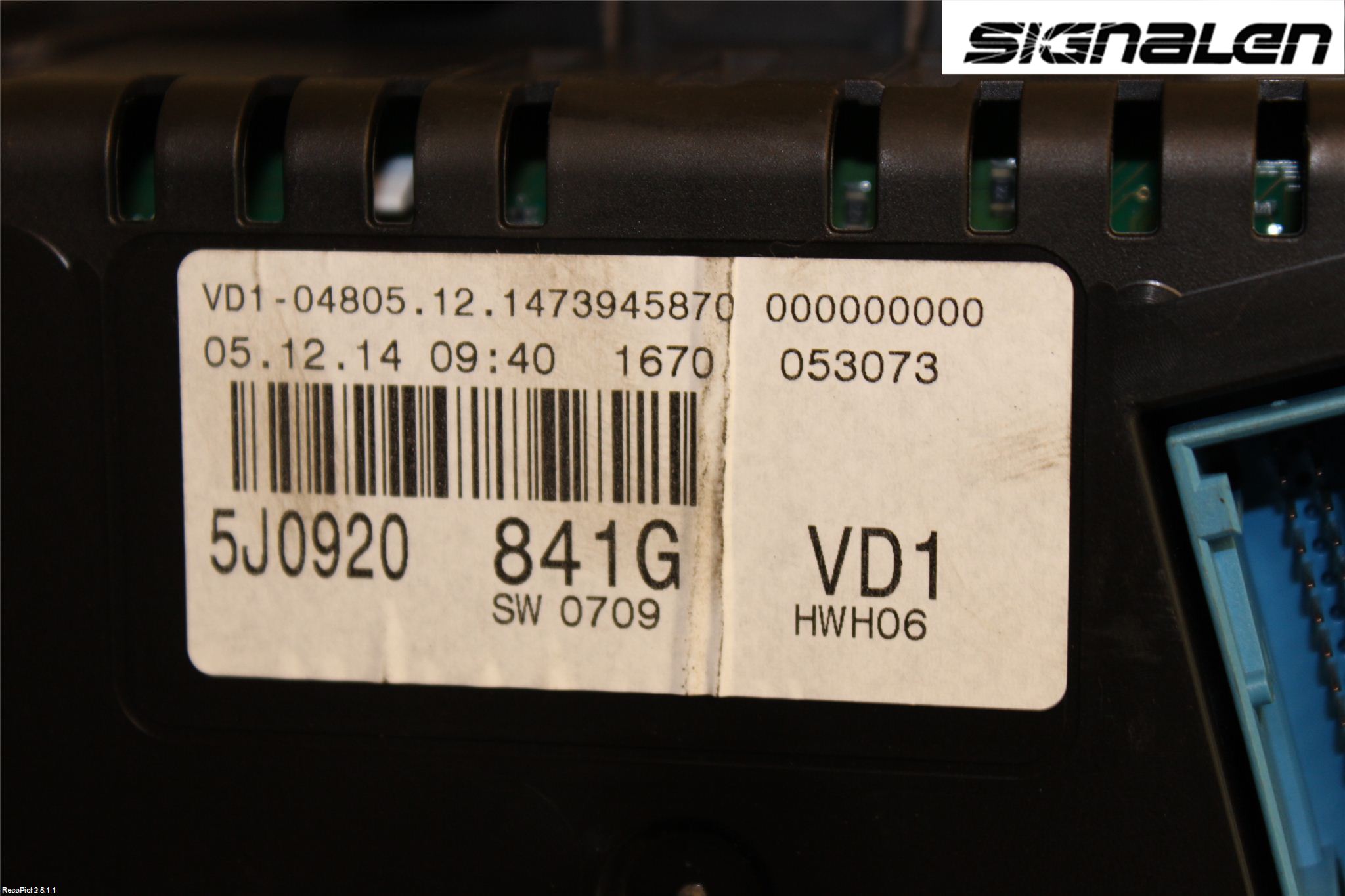 Skoda FABIA 07-14 Instr Kombinert