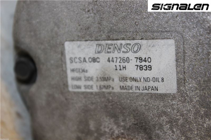 Subaru LEGACY    07-09 Varme Ac Kompressor
