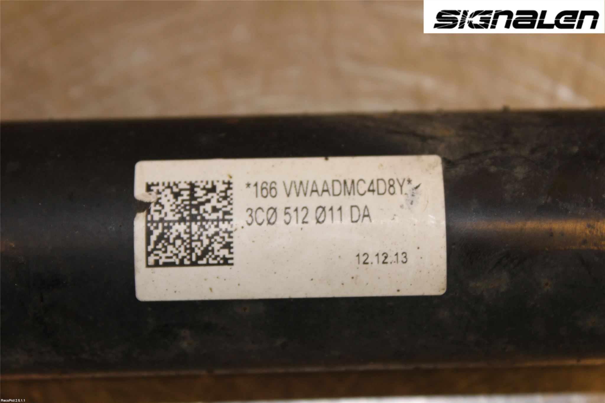 Volkswagen VW PASSAT 11-14 Støtdemper Bak