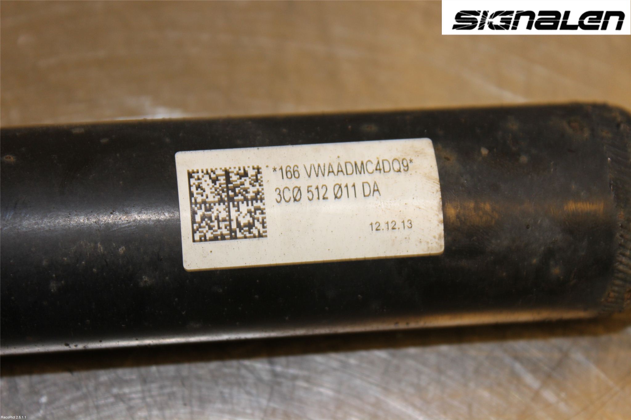 Volkswagen VW PASSAT 11-14 Støtdemper Bak