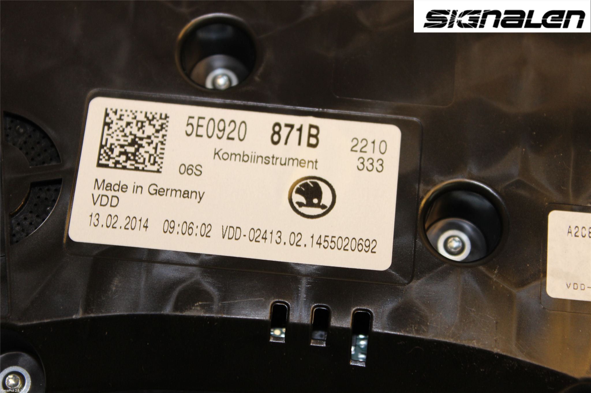 Skoda OCTAVIA (5E) 13-20 Instr Kombinert