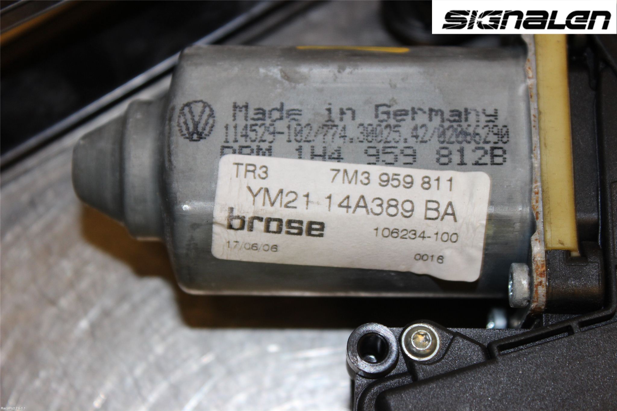 Volkswagen VW SHARAN      01-10 Vindusheis El Komp