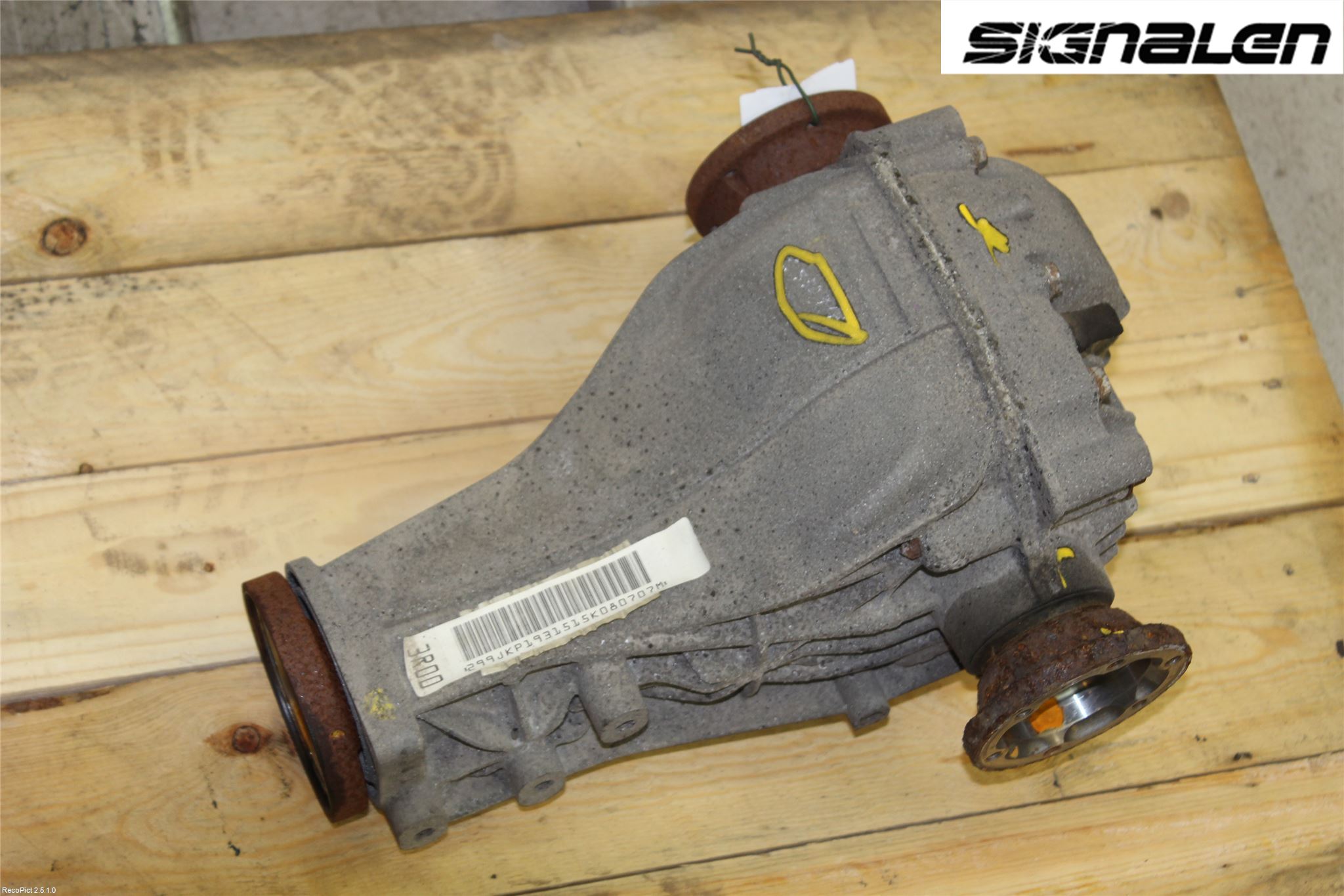 Audi A4/S4 08-11 Bakaksel Kardang Bak -Diff