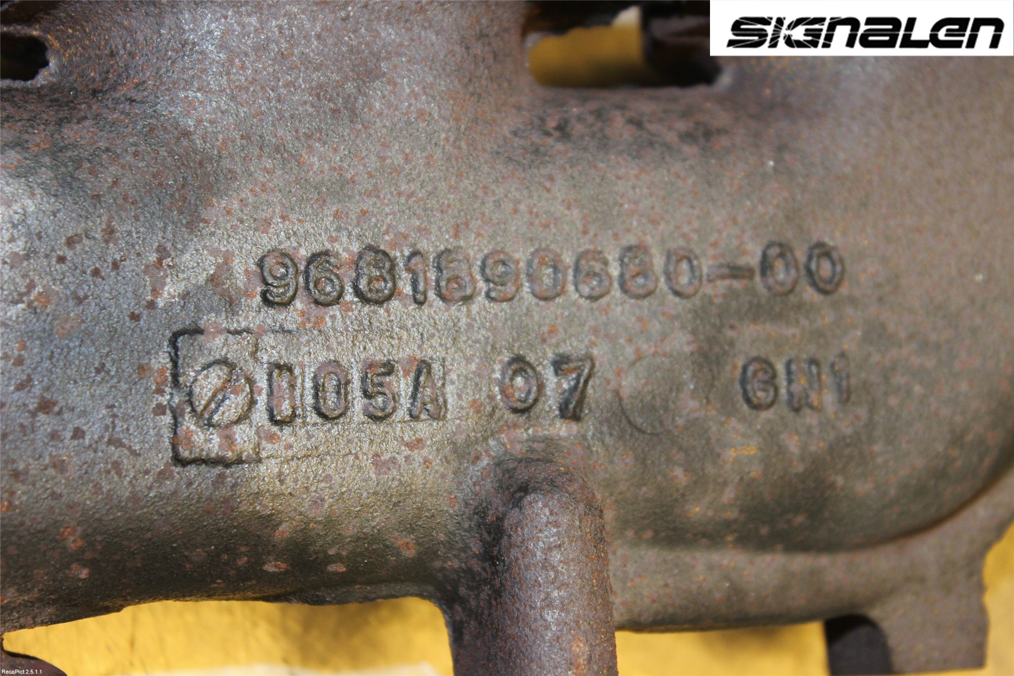 Peugeot 407 Eksosmanifold