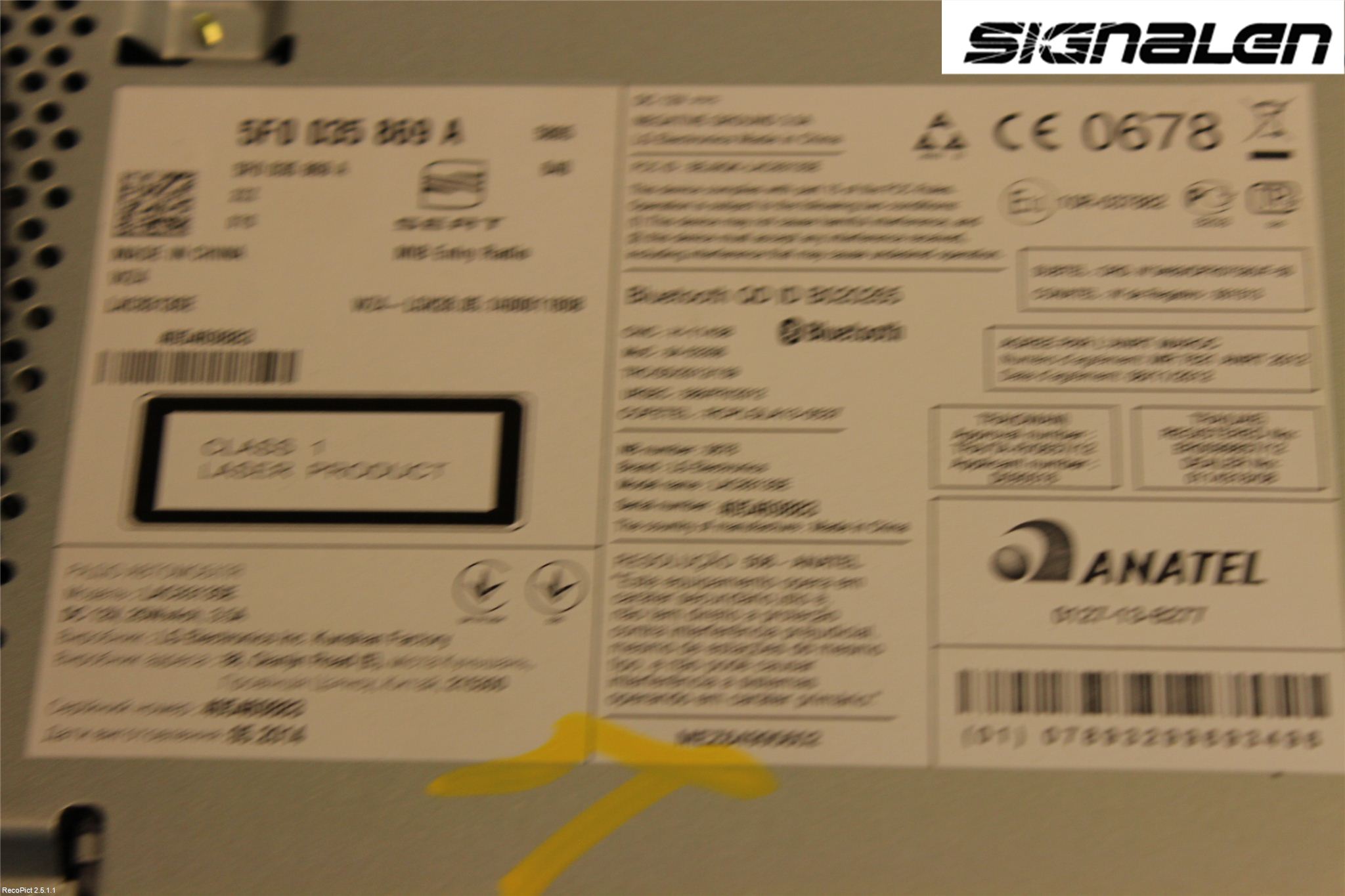 Seat LEON 13-20 Stereo Radio