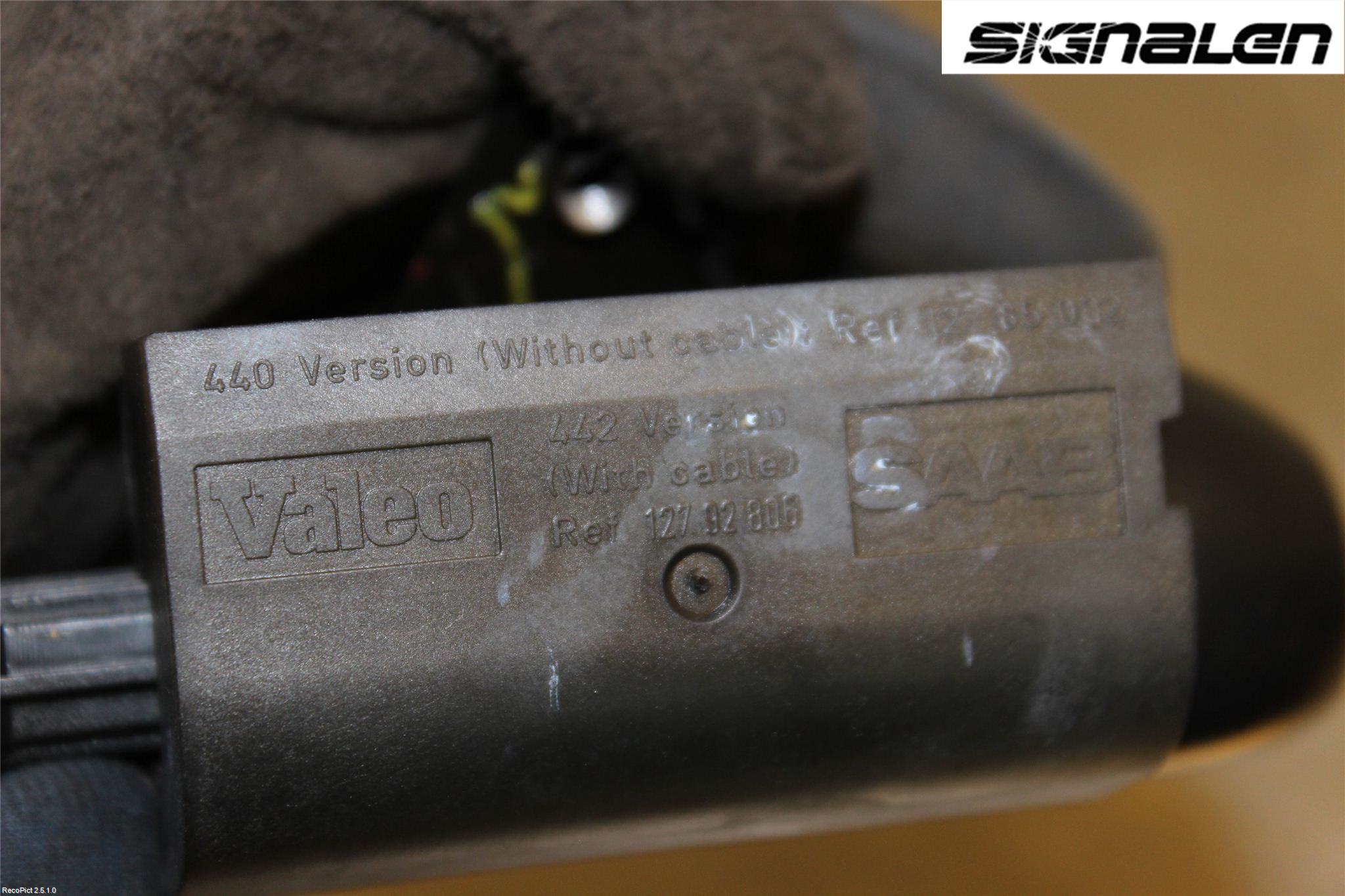 Saab 9-3 VER2/VER3 08-15 Bakluke-Lokk Låsekasse
