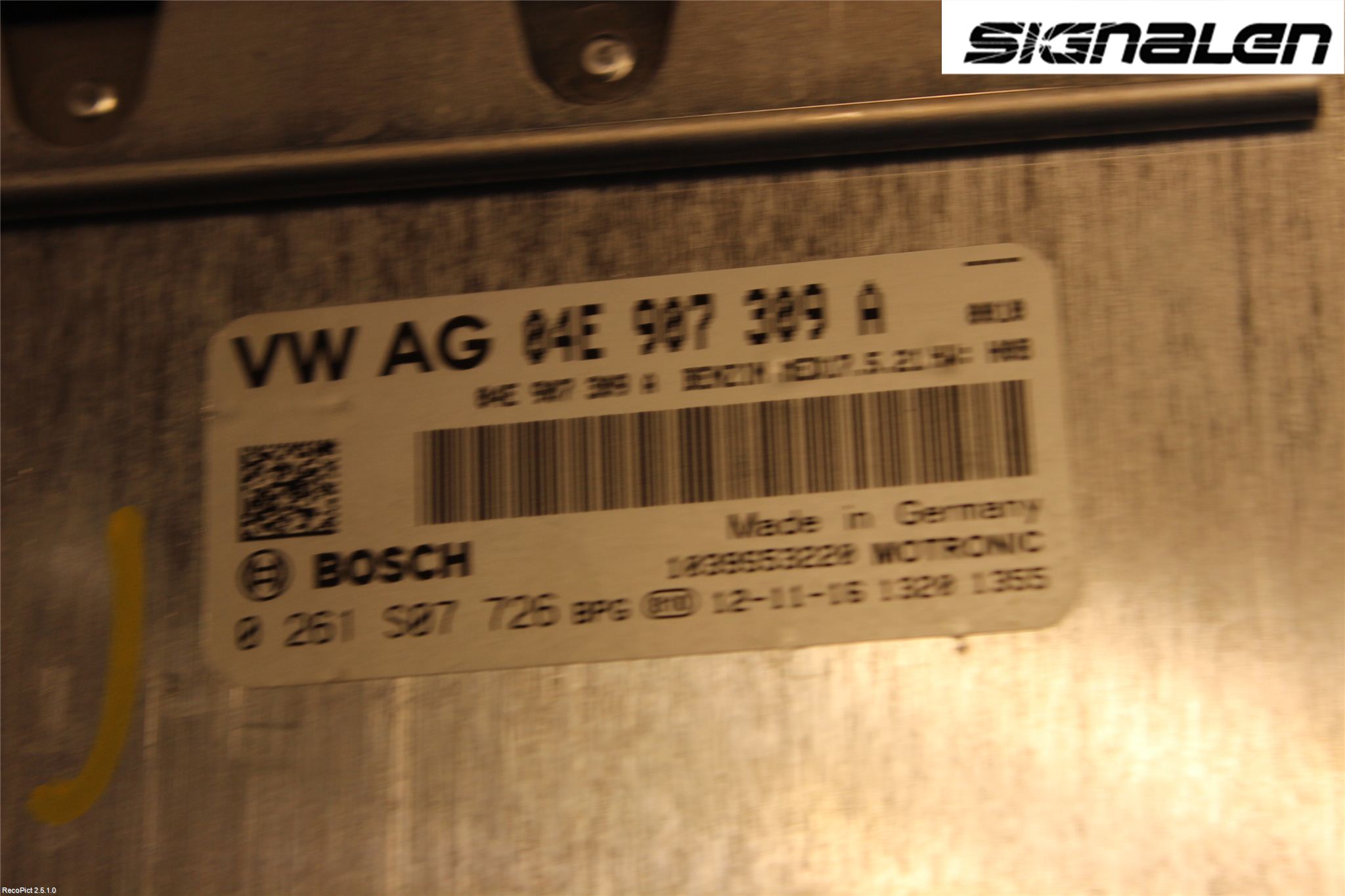 Volkswagen VW GOLF / E-GOLF VII 13-20 Styreenhet Innsprøytning