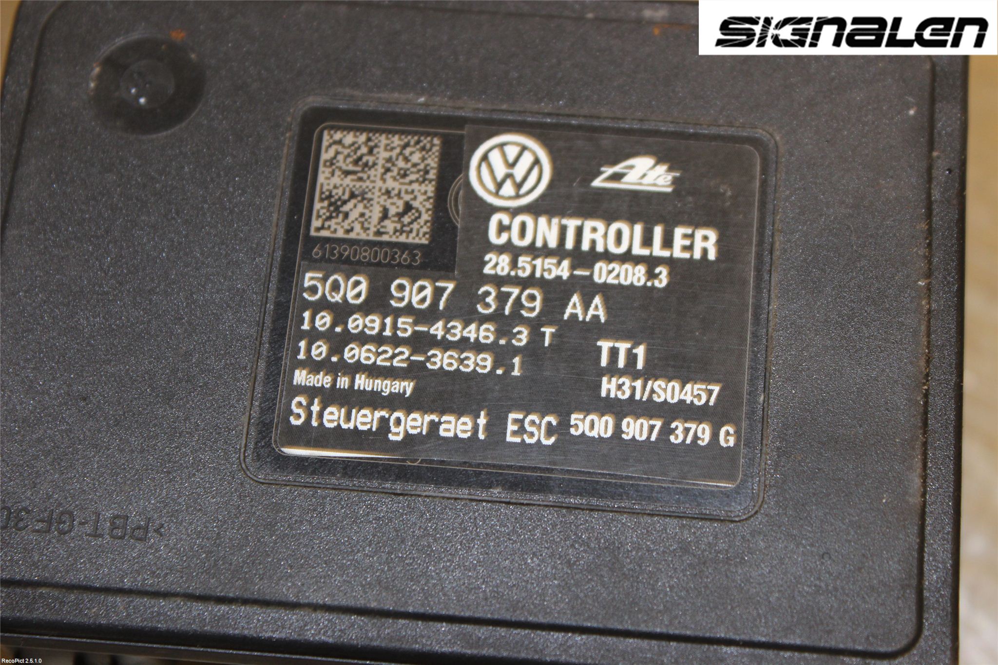 Volkswagen VW GOLF / E-GOLF VII 13-20 Abs Hydraulikkaggregat