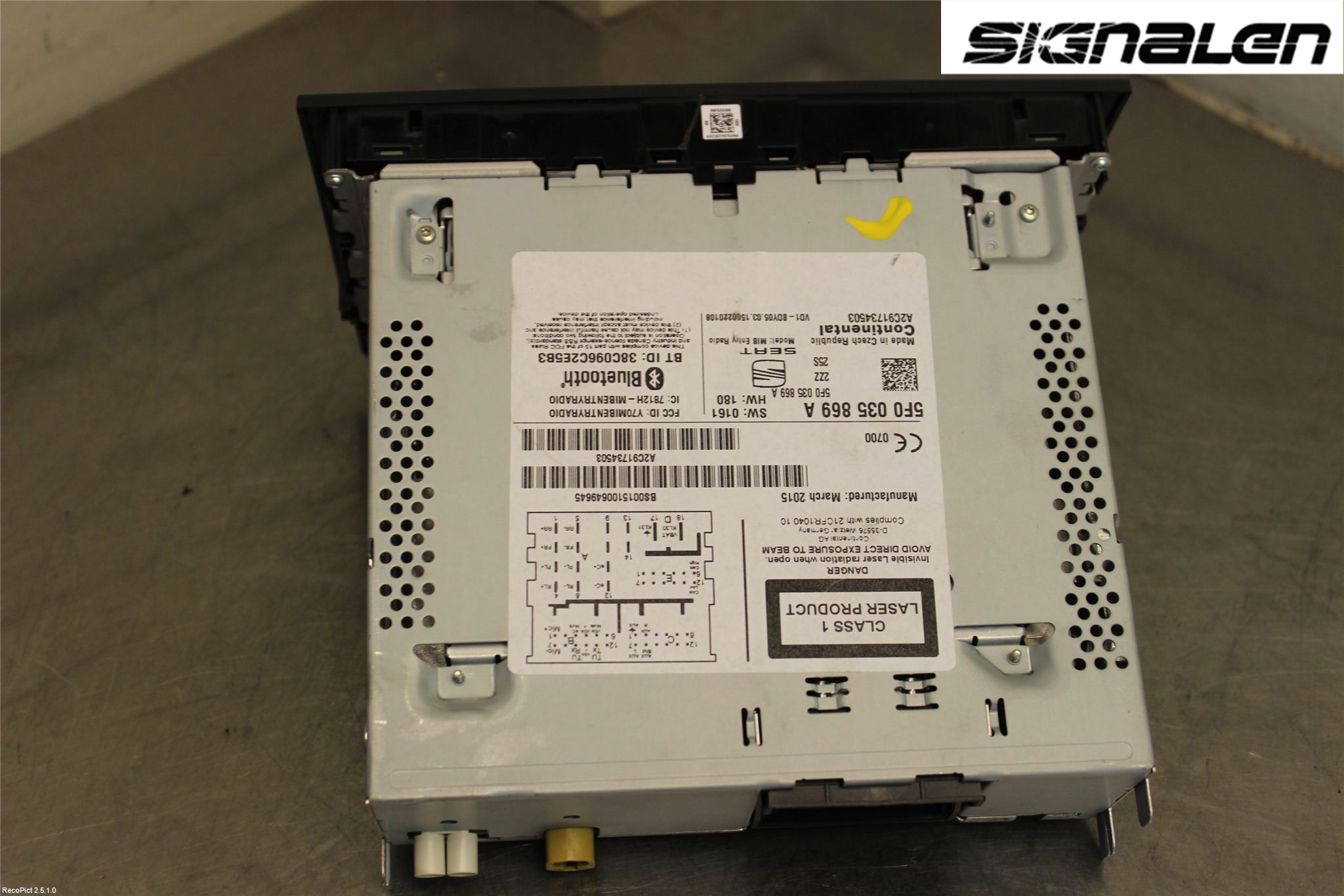 Seat LEON 13-20 Stereo Radio