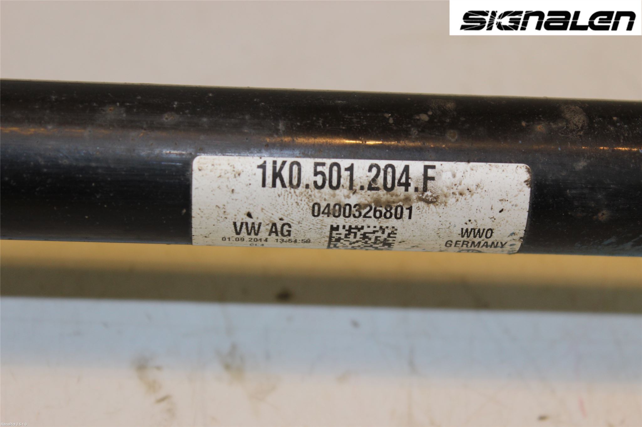 Volkswagen VW PASSAT 11-14 Drivaksel Bak Kompl Høyre