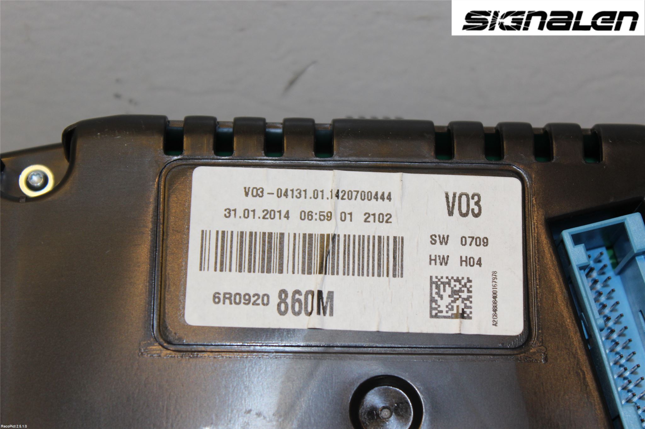 Volkswagen VW POLO 10-17 Instr Kombinert