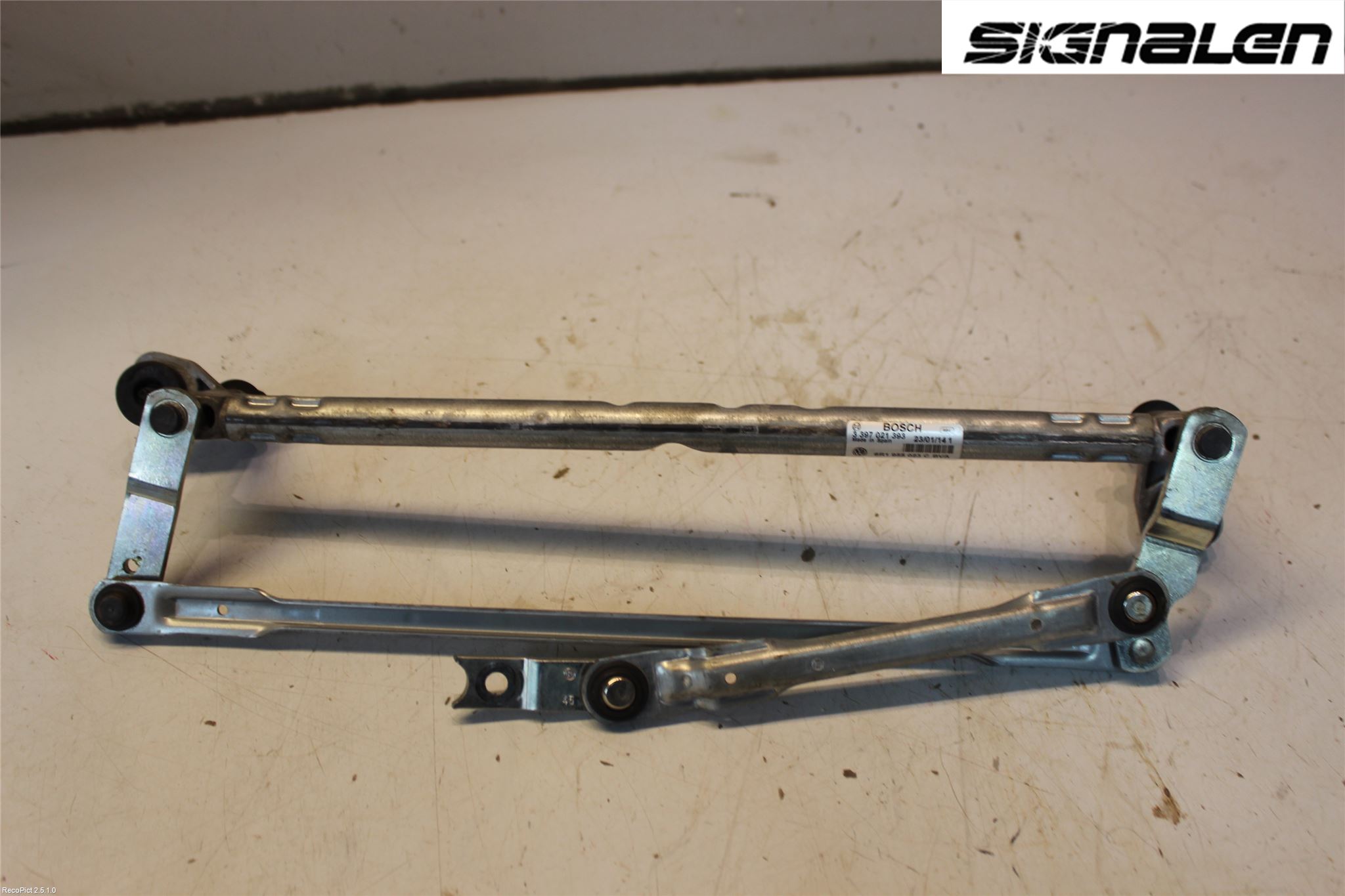 Volkswagen VW POLO 10-17 Viskeroverføring Frontrute