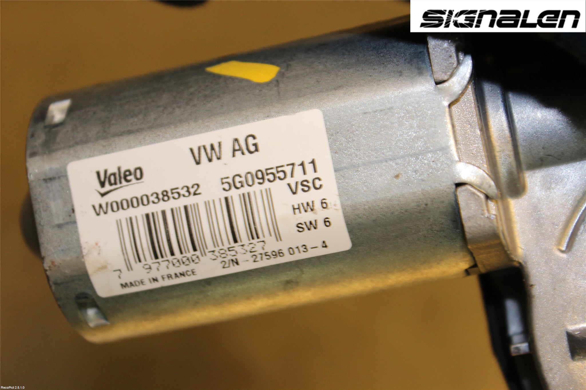 Volkswagen VW GOLF / E-GOLF VII 13-20 Viskermotor Bakluke