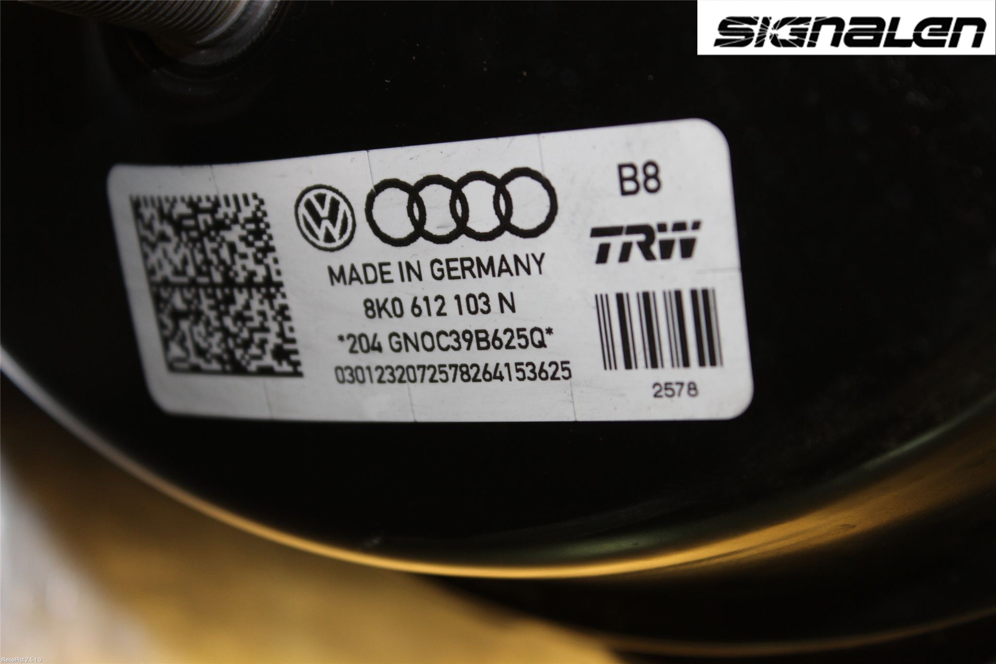 Audi A4 12-15 Bremseservo