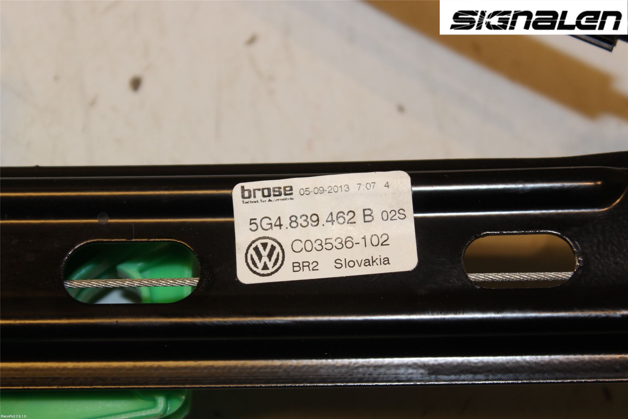 Volkswagen VW GOLF / E-GOLF VII 13-20 Vindusheis