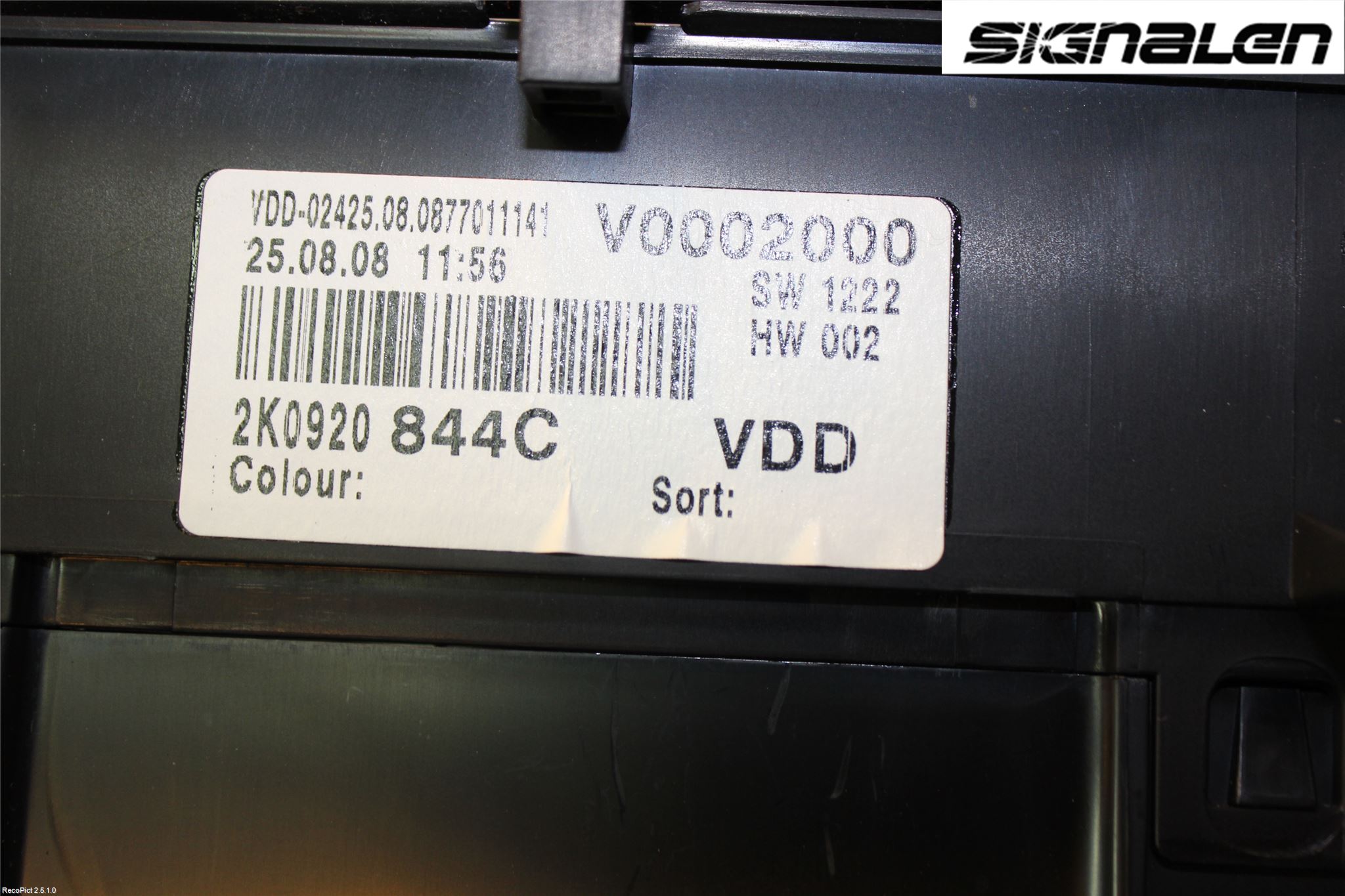 Volkswagen VW CADDY      04-10 Instr Kombinert