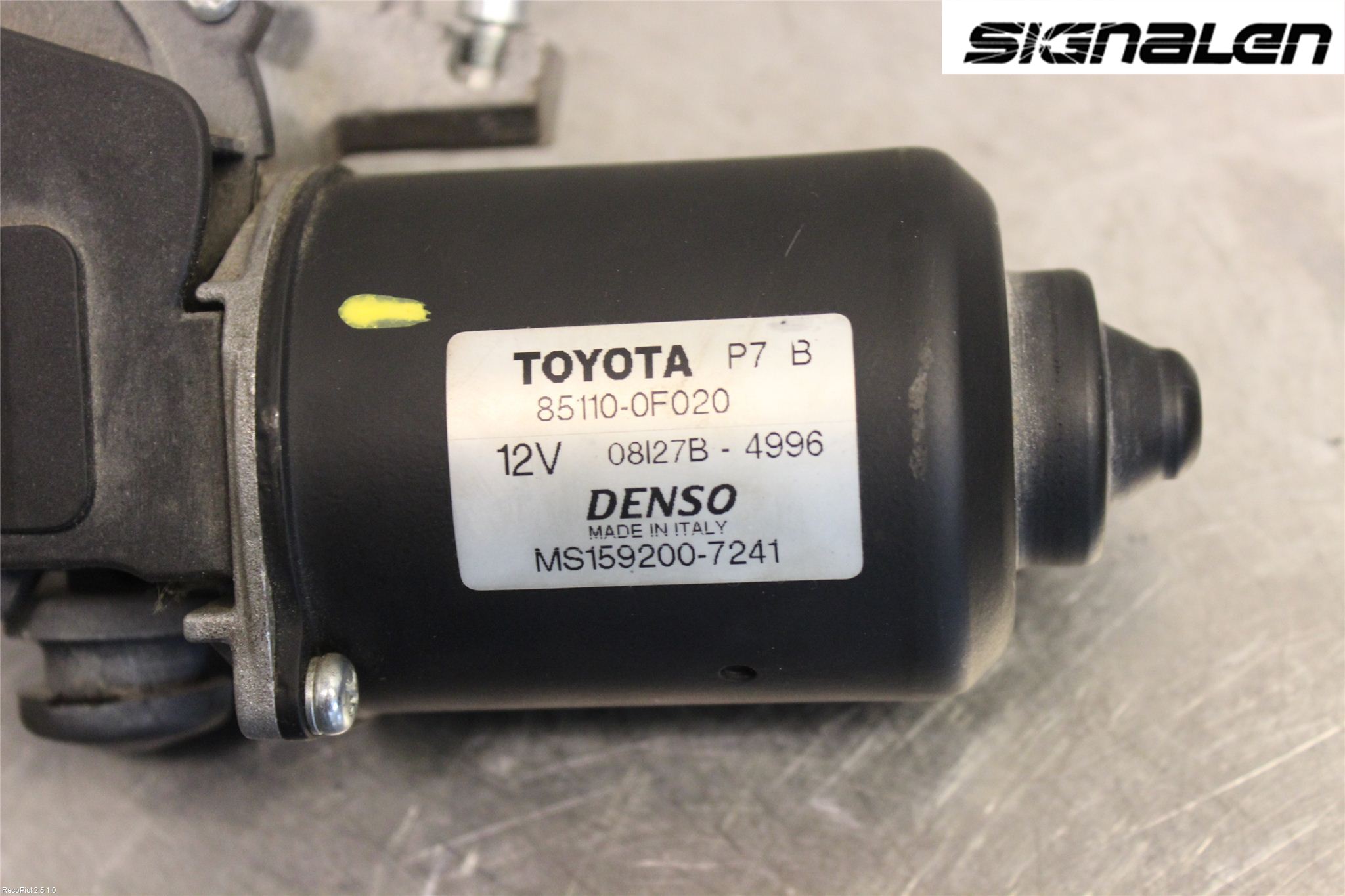 Toyota COROLLA VERSO 04-07 Viskermotor Frontrute