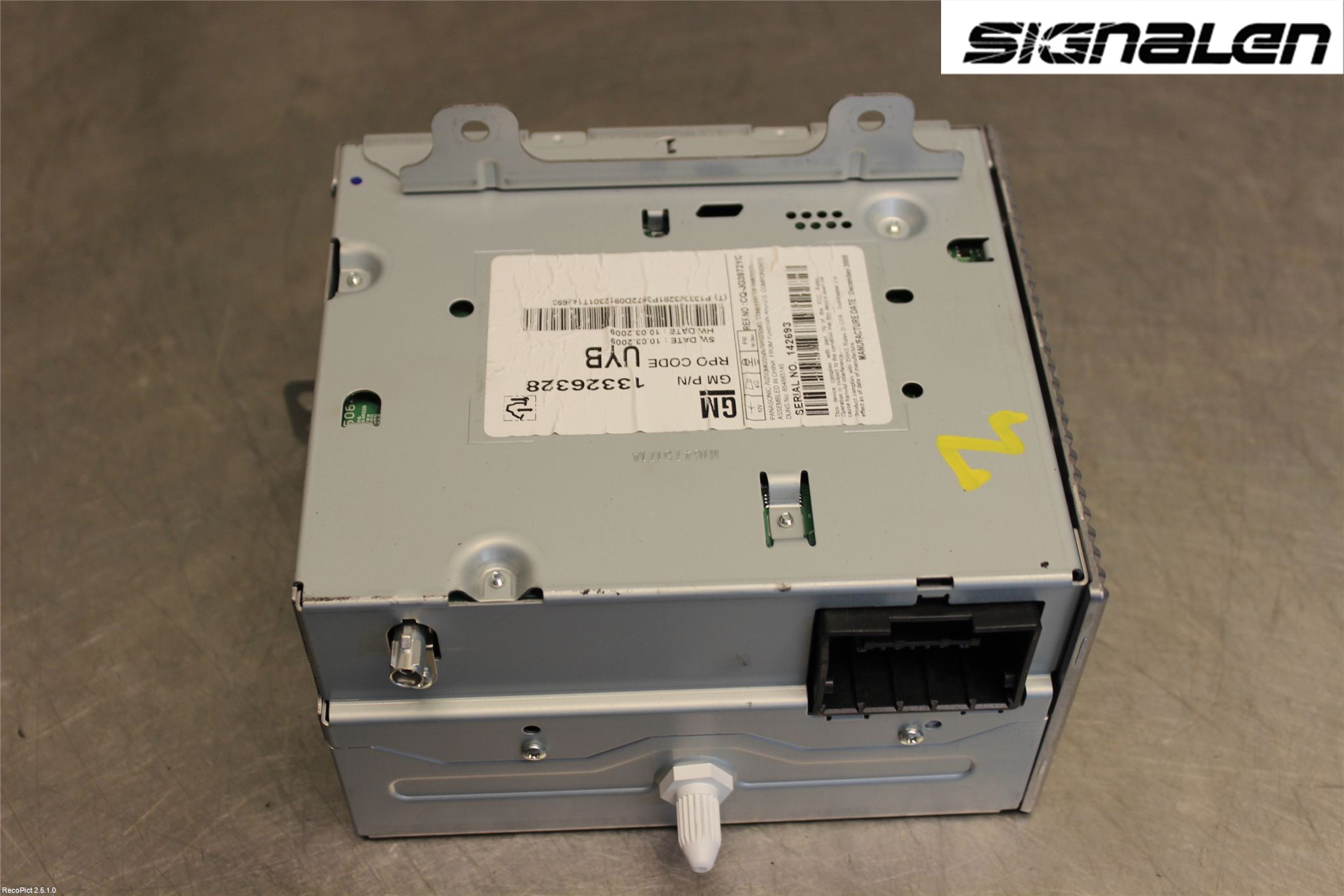 GM CHEVROLET CRUZE Stereo Radio