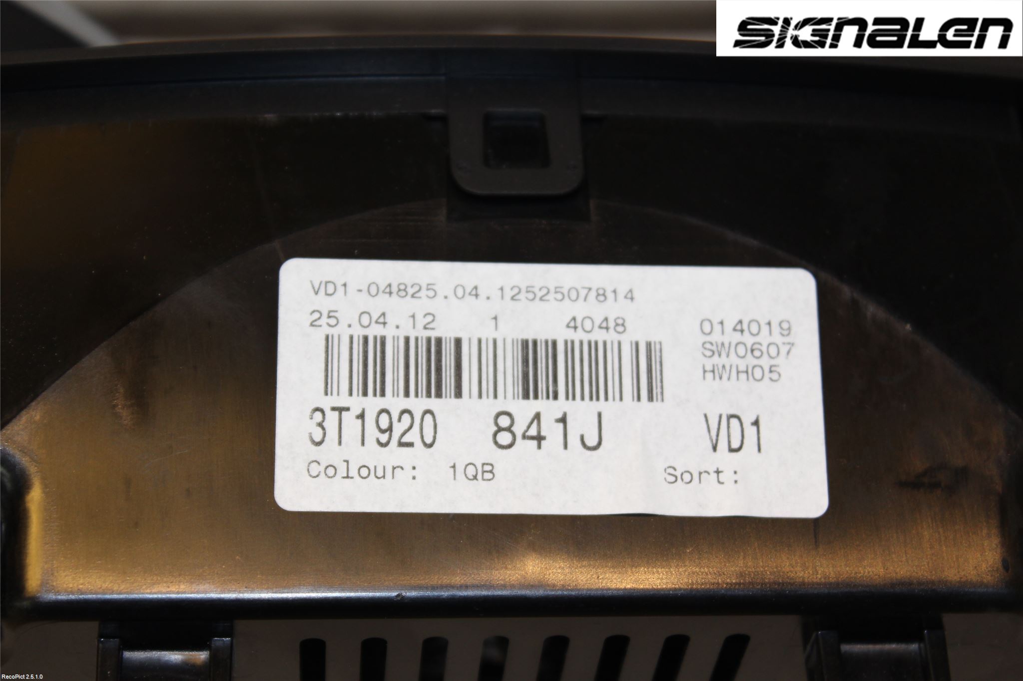 Skoda SUPERB 09-15 Instr Kombinert