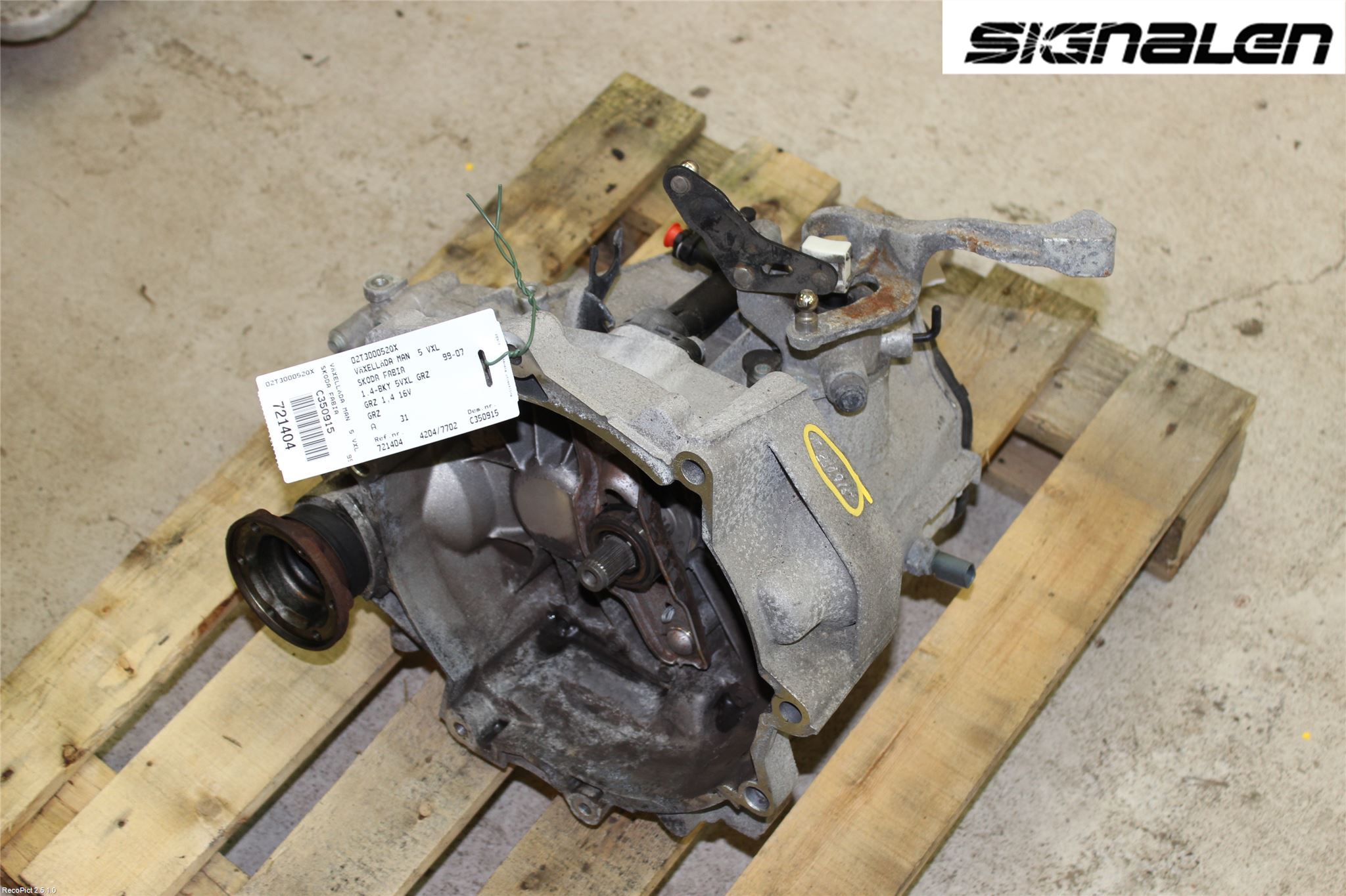 Skoda FABIA 99-07 Gearkasse 5 Trinn