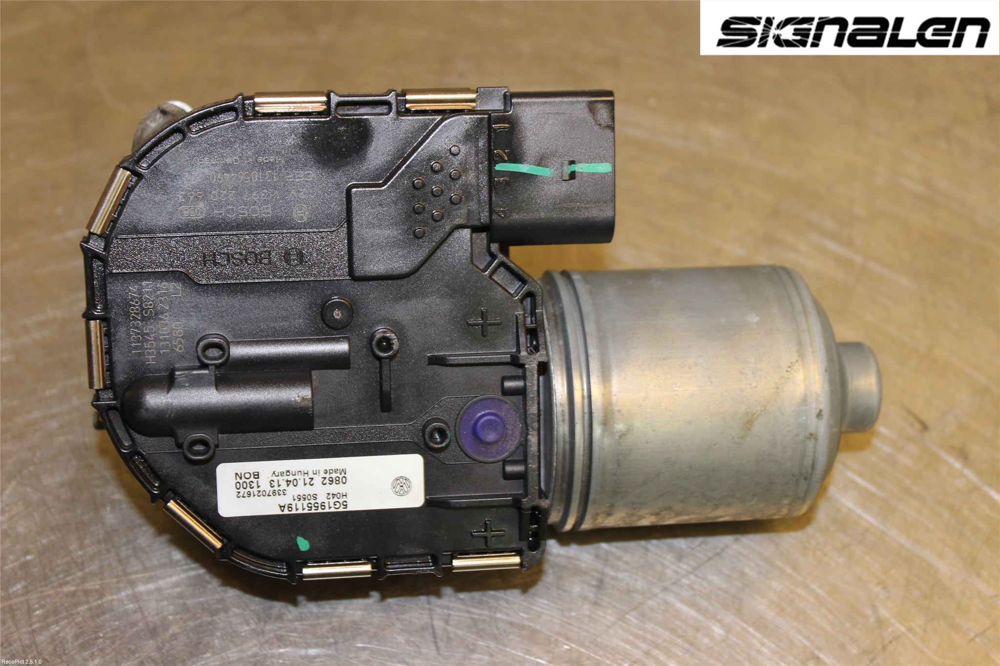 Volkswagen VW GOLF / E-GOLF VII 13-20 Viskermotor Frontrute
