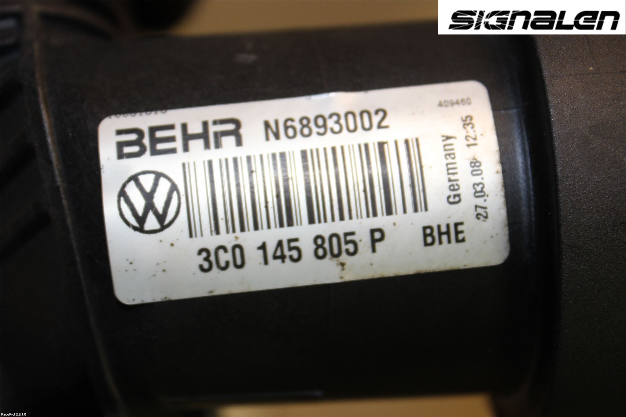 Volkswagen VW PASSAT 05-11 Intercooler Radiator