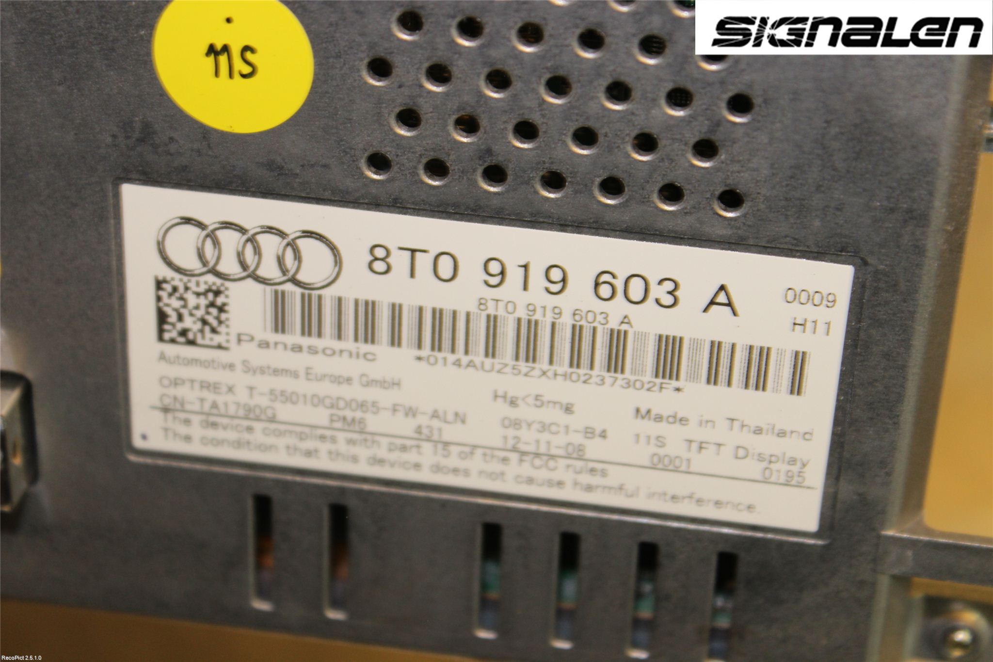 Audi A4/S4 08-11 Kjørecomputer
