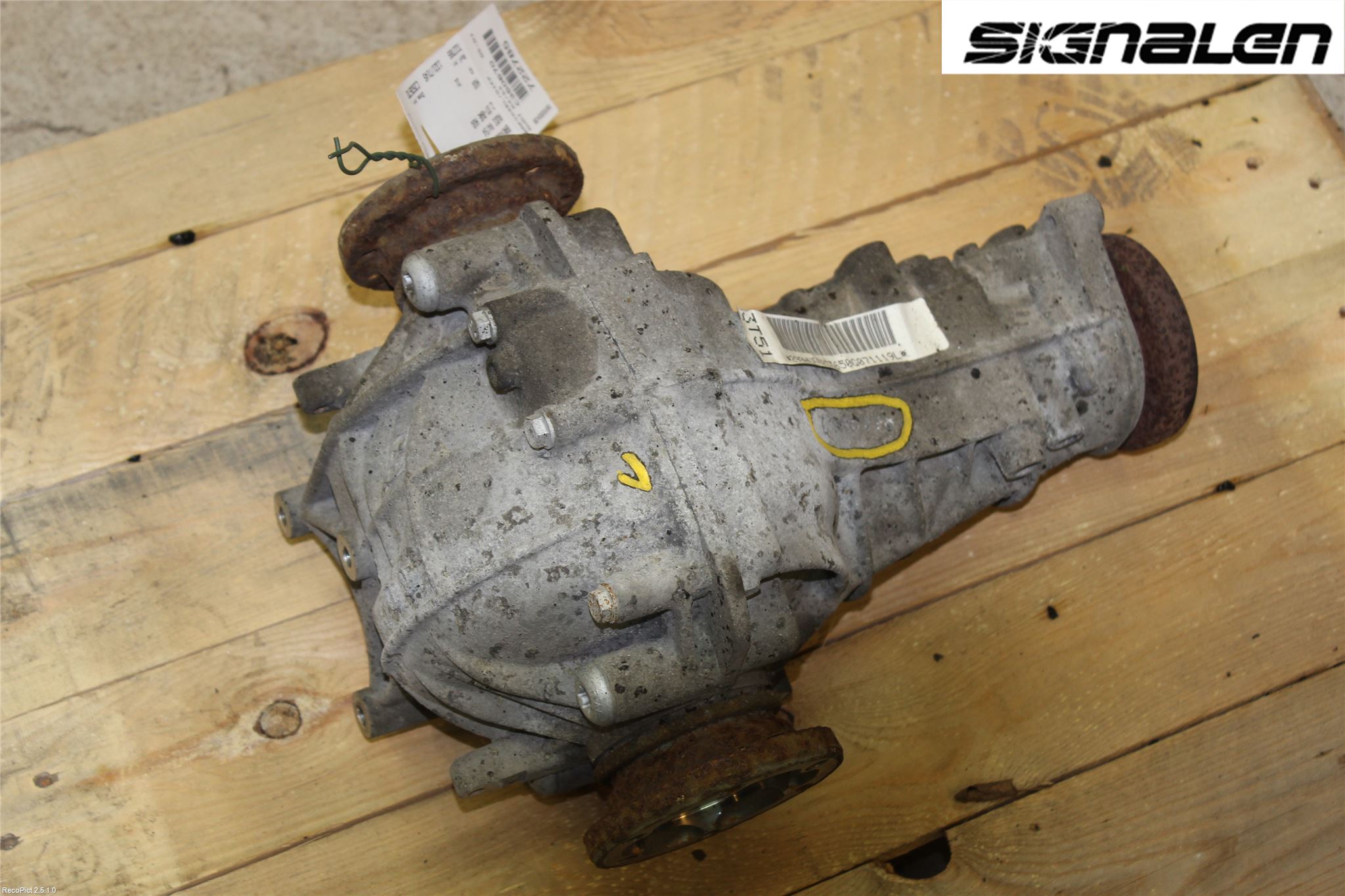 Audi A4/S4 05-07 Bakaksel Kardang Bak -Diff
