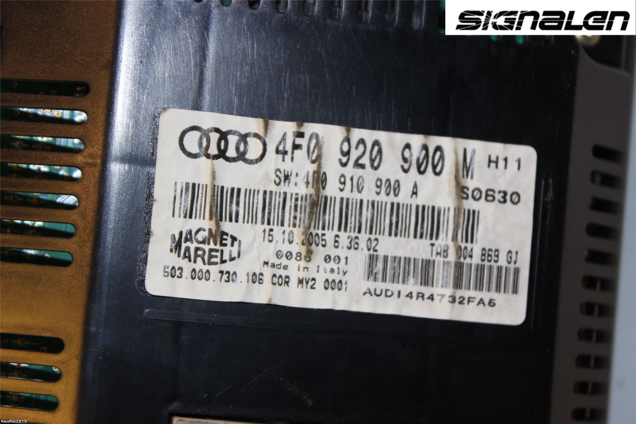 Audi A6/S6     05-11 Instr Kombinert