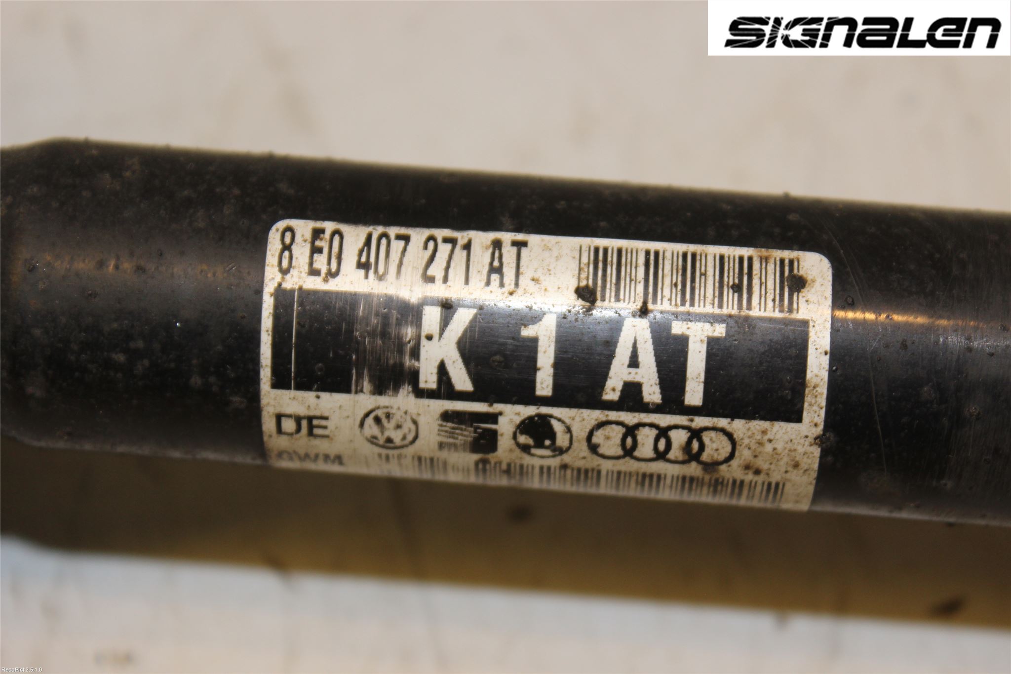 Audi A4/S4 05-07 Drivaksel Foran Kompl Venstre
